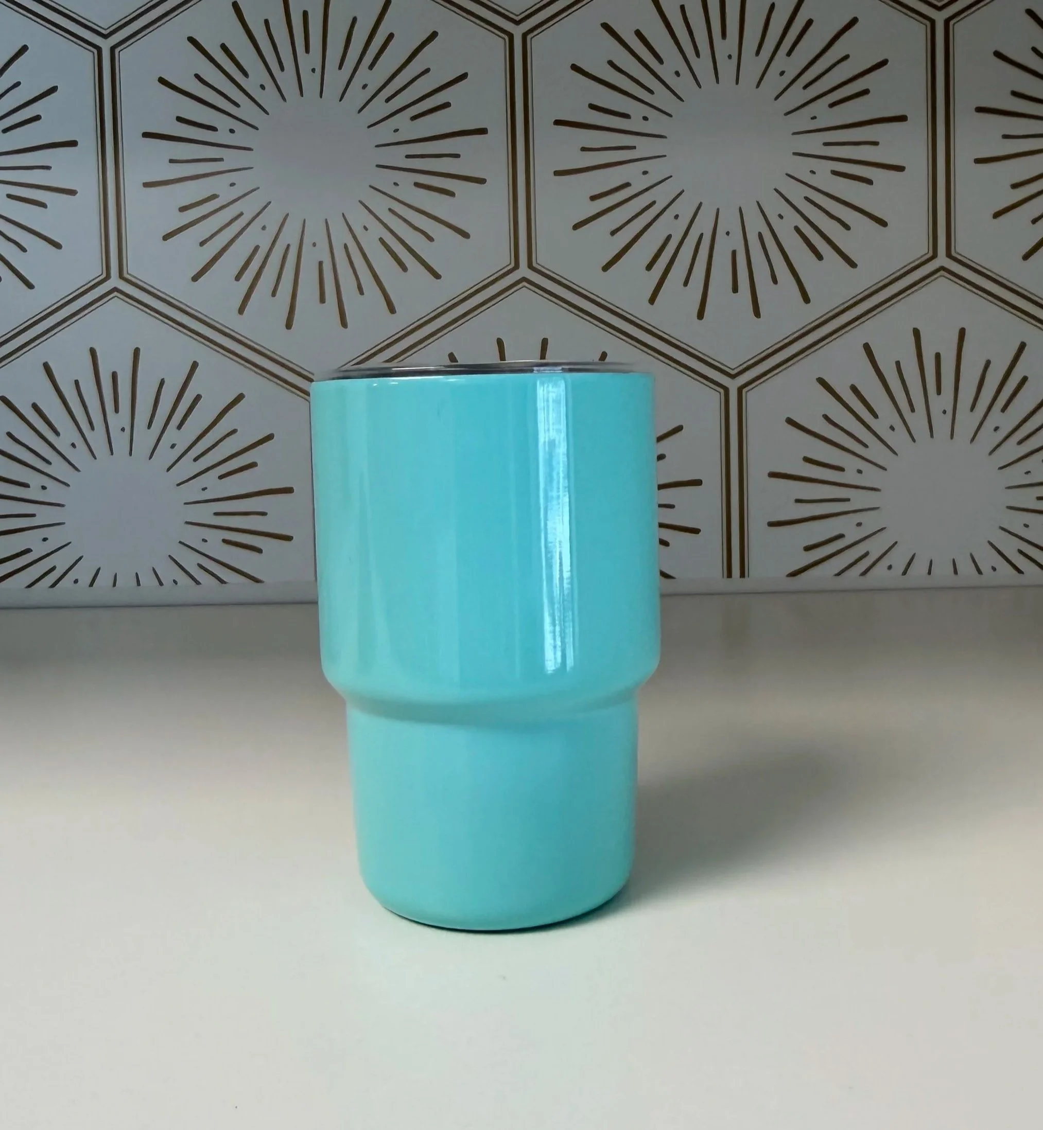 Stainless Steel Shot Glass  -Blue/Green