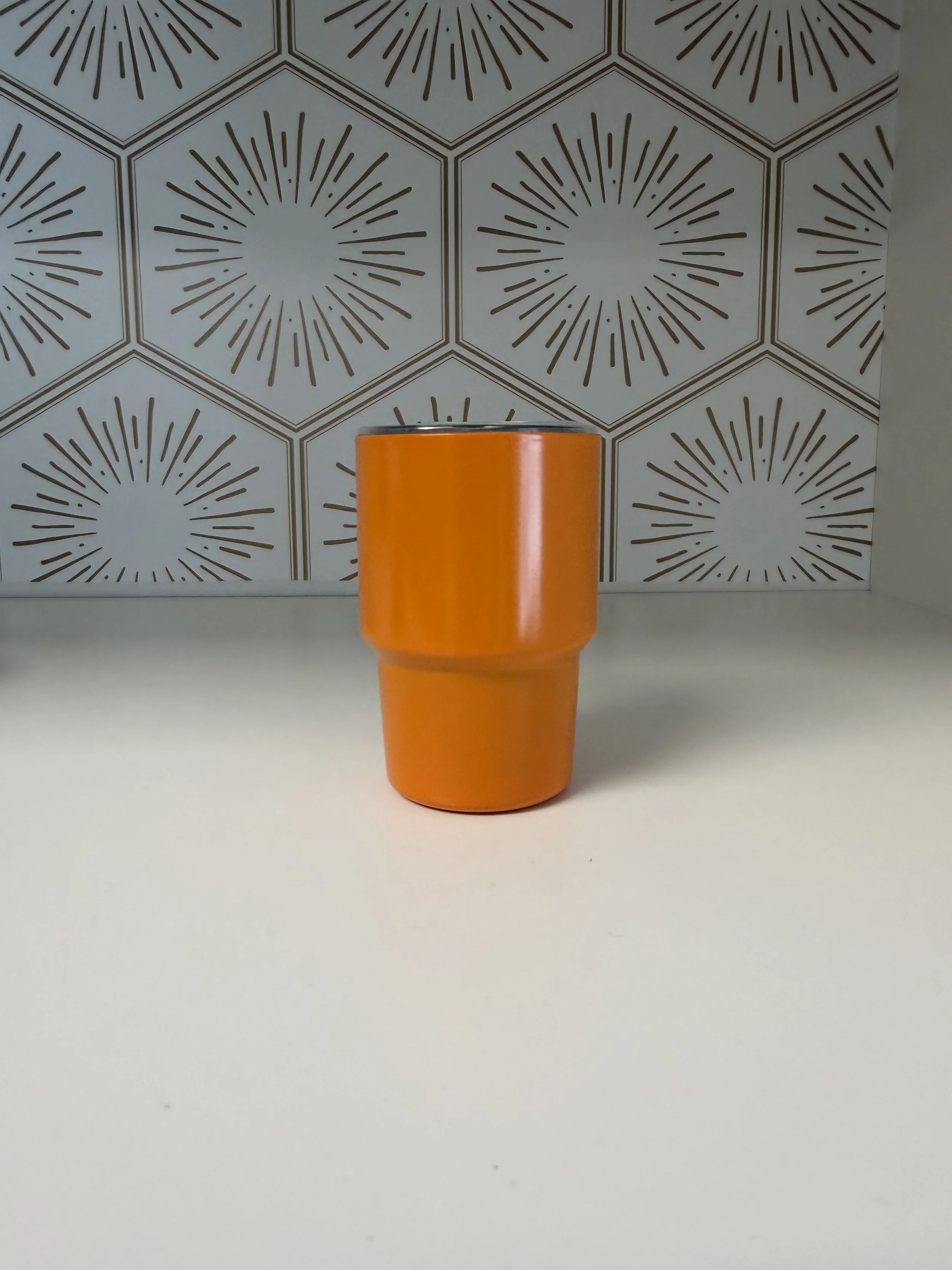 Stainless Steel Shot Glass  - Orange