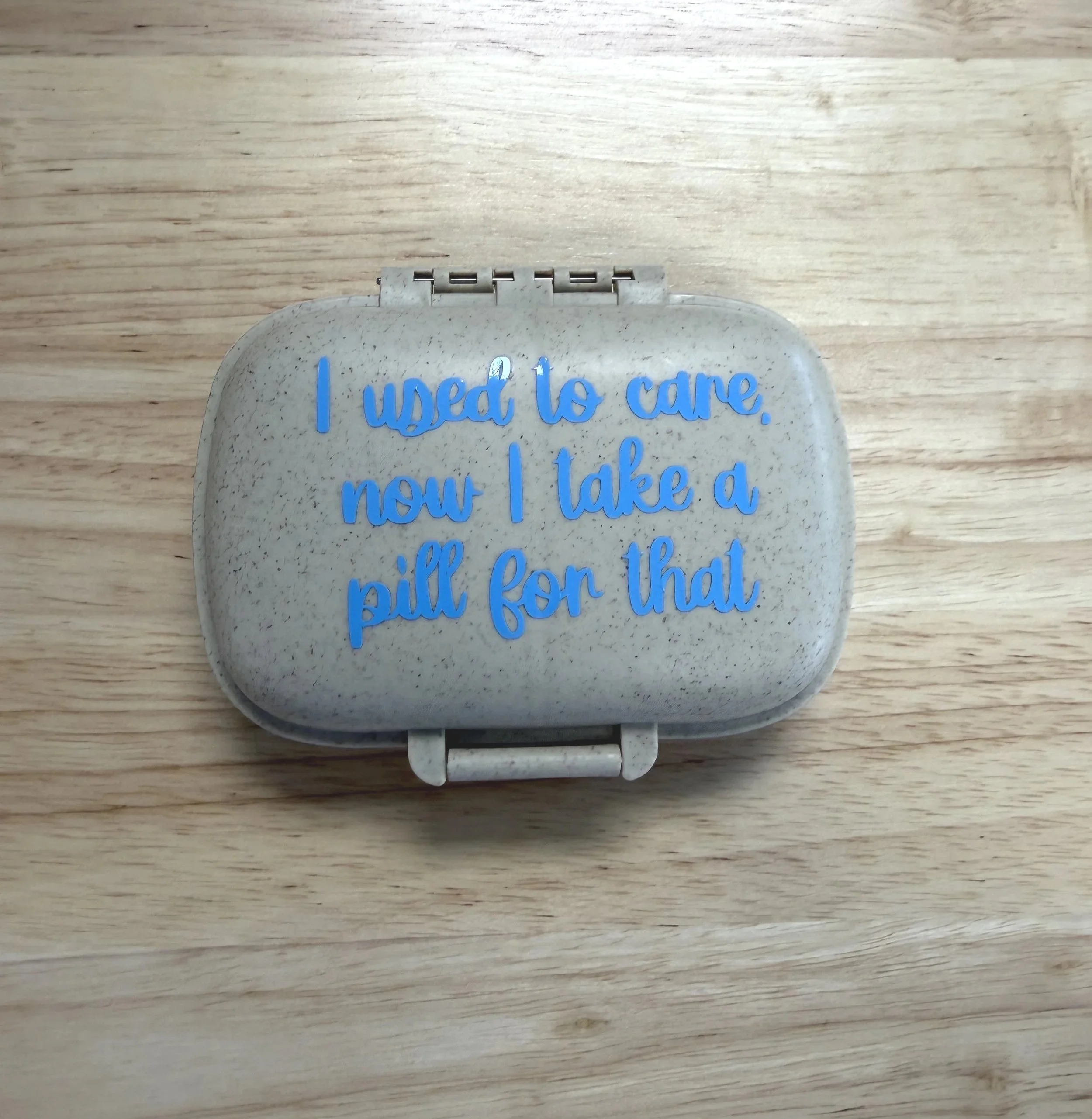 I Used to Care...Pill Box