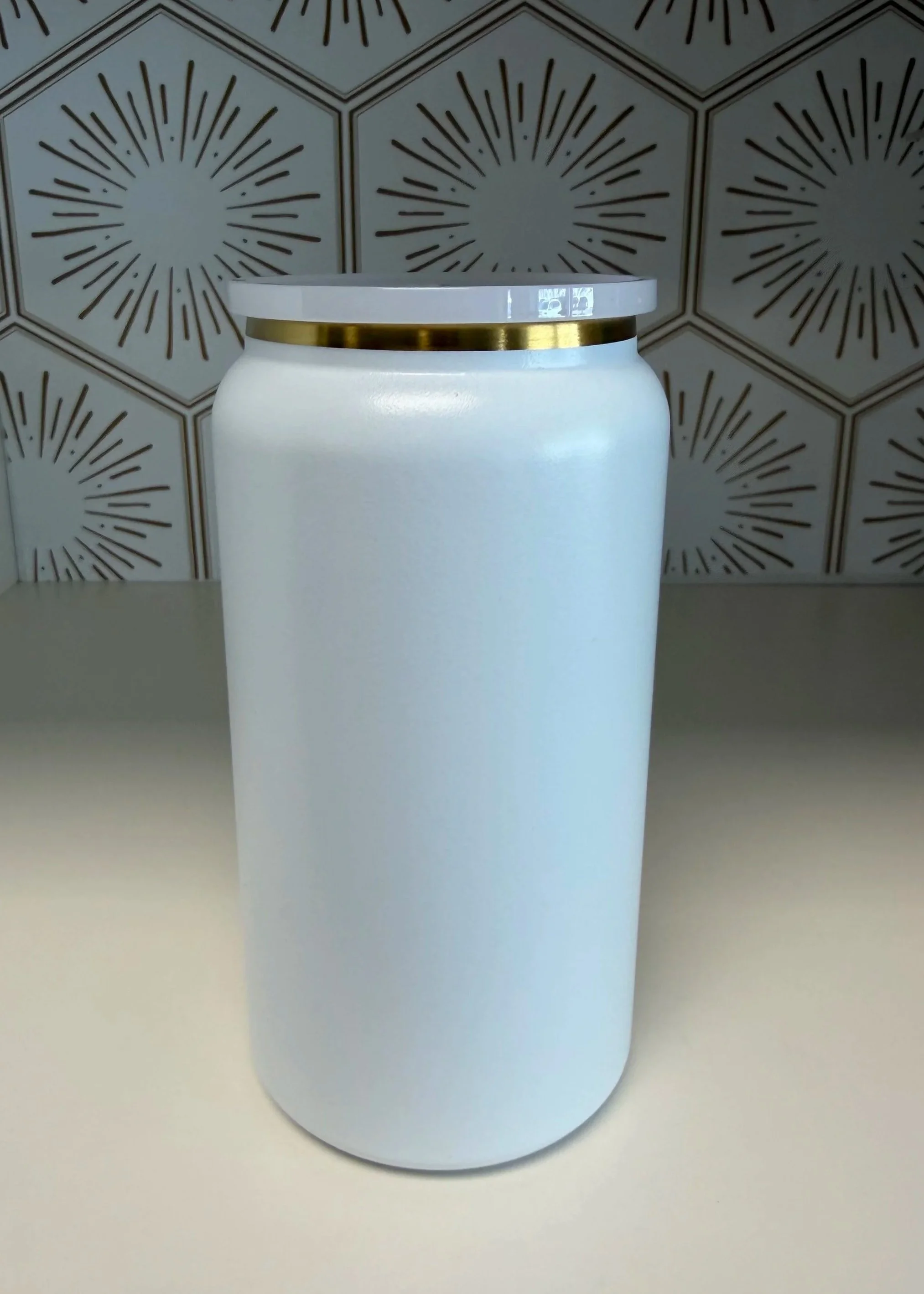 Stainless Steel Libbey-Style Tumbler - White