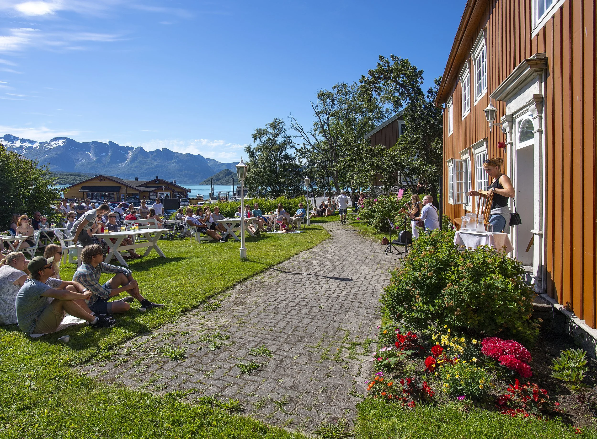 Museumsvert på Ørnes handelssted