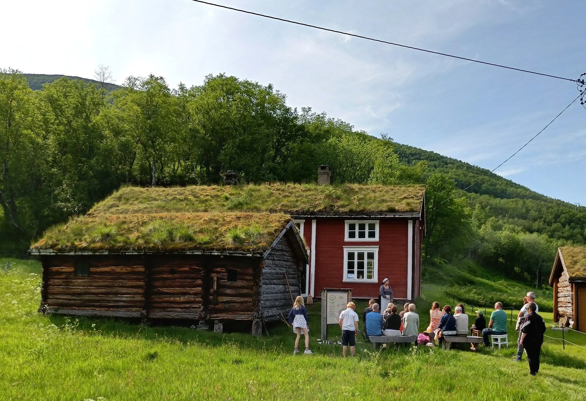 Mittsommer auf dem Bauernhof Sjønstå