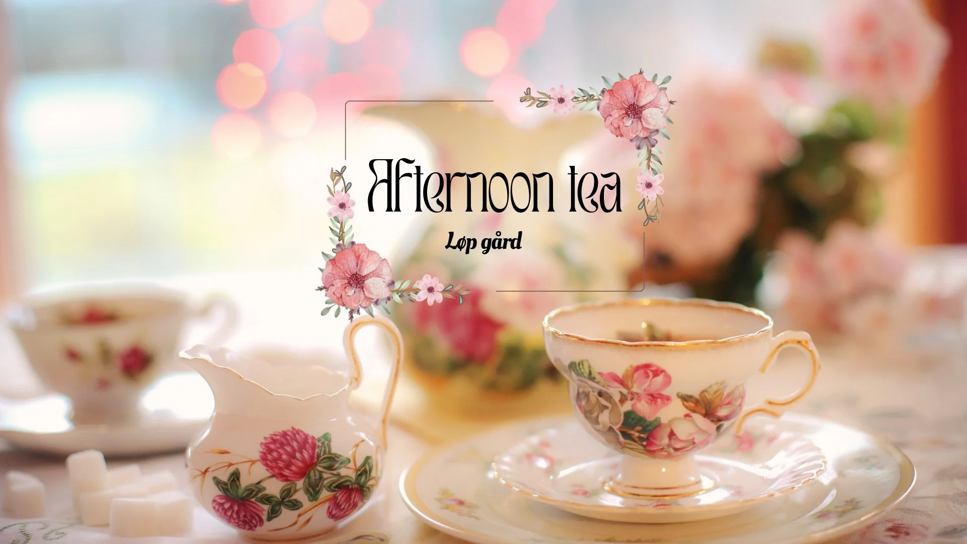 Afternoon tea på Løp gård