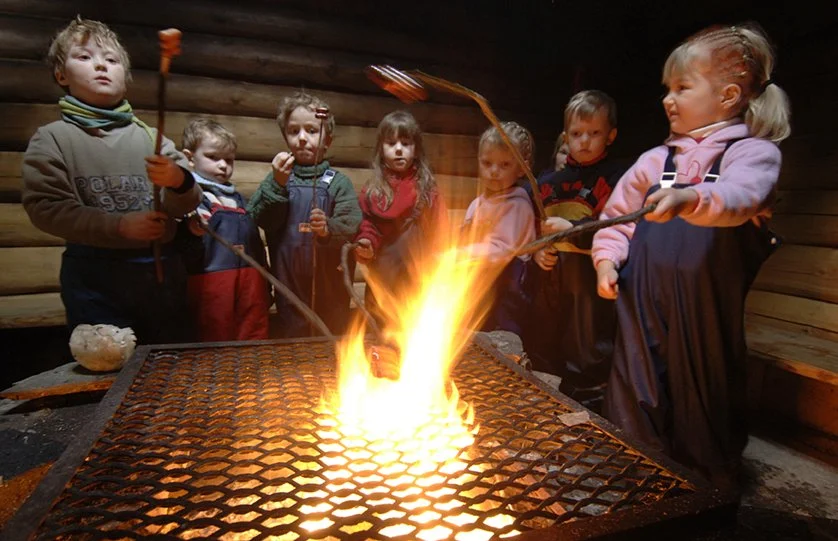 Kindergarten day at Fauske Folk Museum