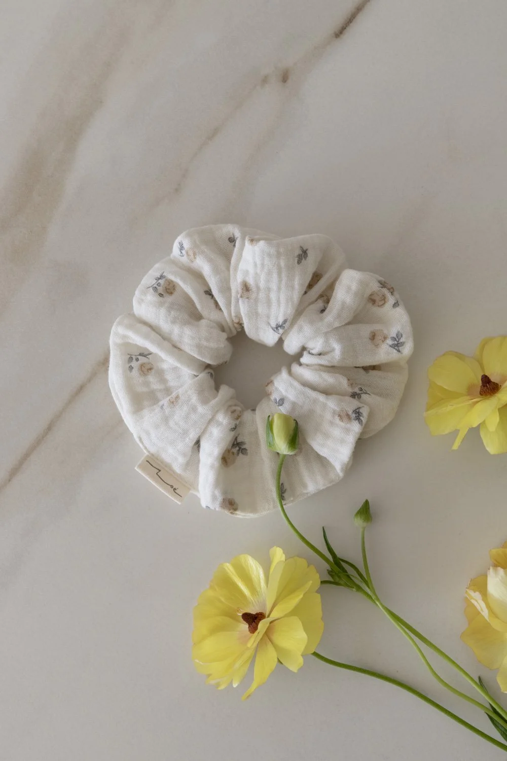 Muslin Scrunchie, Bloom - Zoe