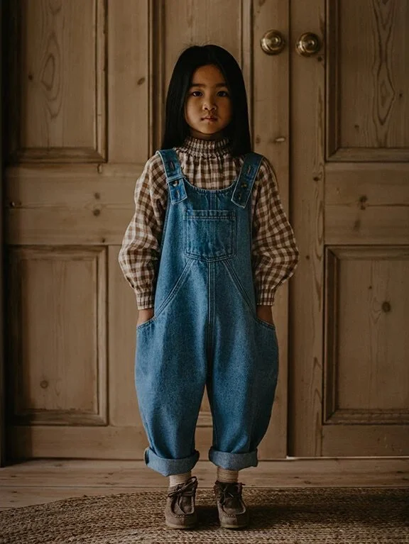 The Oversized Denim Dungaree - The Simple Folk