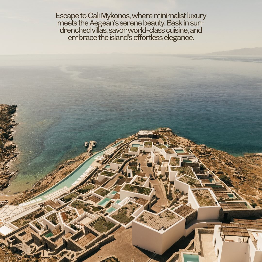 @calimykonos offers sleek, sun-drenched escapes with private pools, stunning sea views, and effortless style. Contrary to popular belief, Mykonos isn’t just about the beach clubs and nightlife; the island also offers tranquil corners, charming