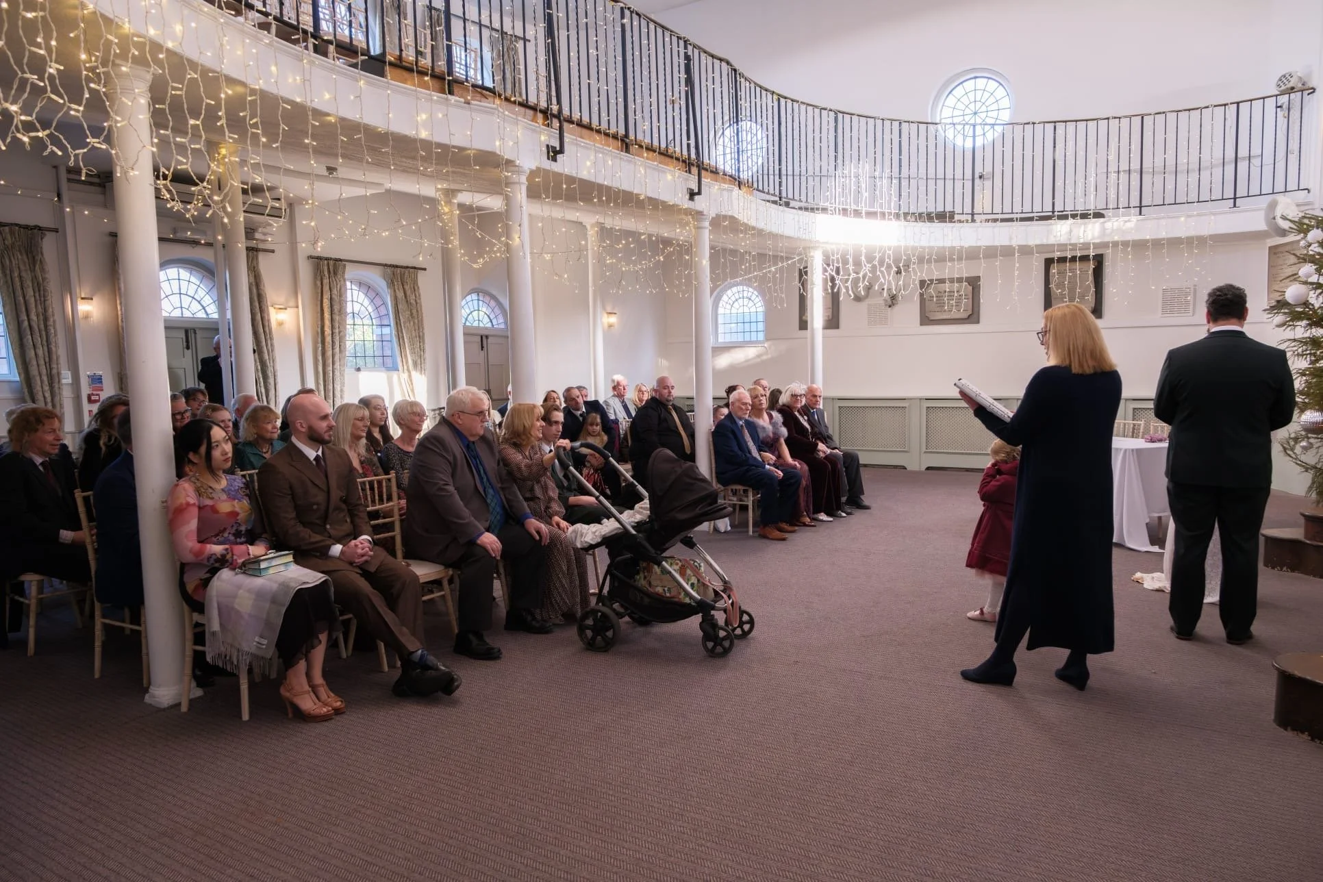 Independent wedding celebrant creating a bespoke ceremony at The Old Chapel in Amersham