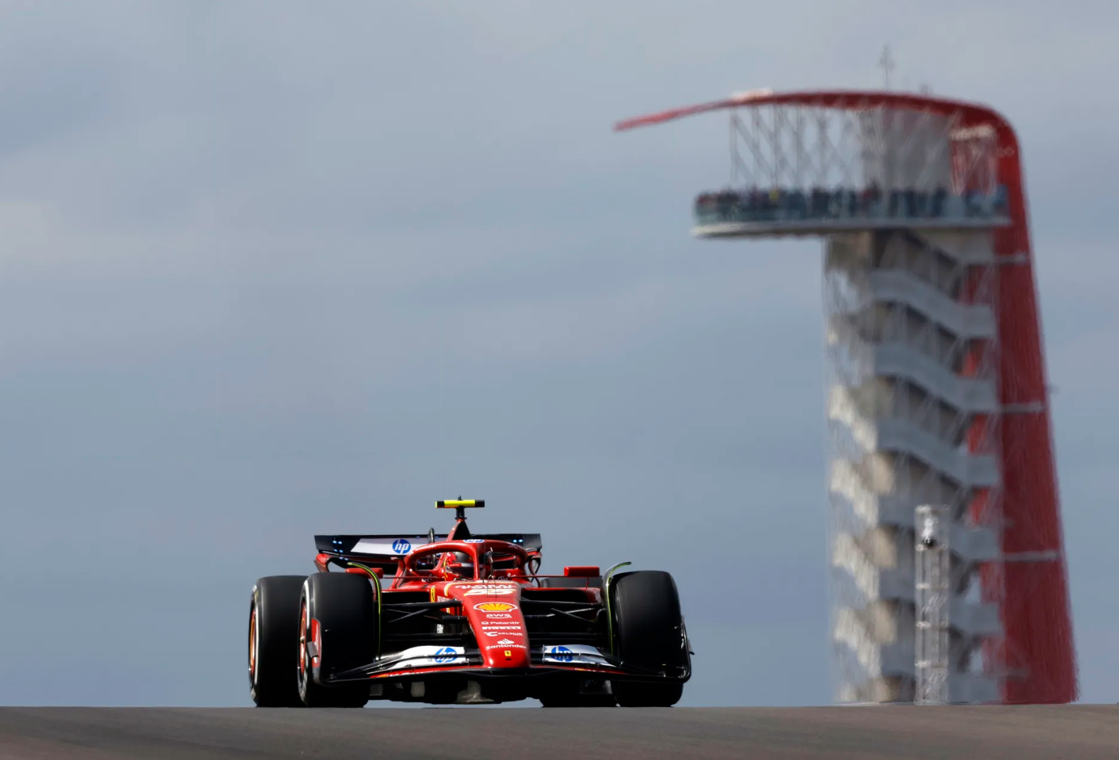 US GP: Carlos Sainz goes fastest in FP1