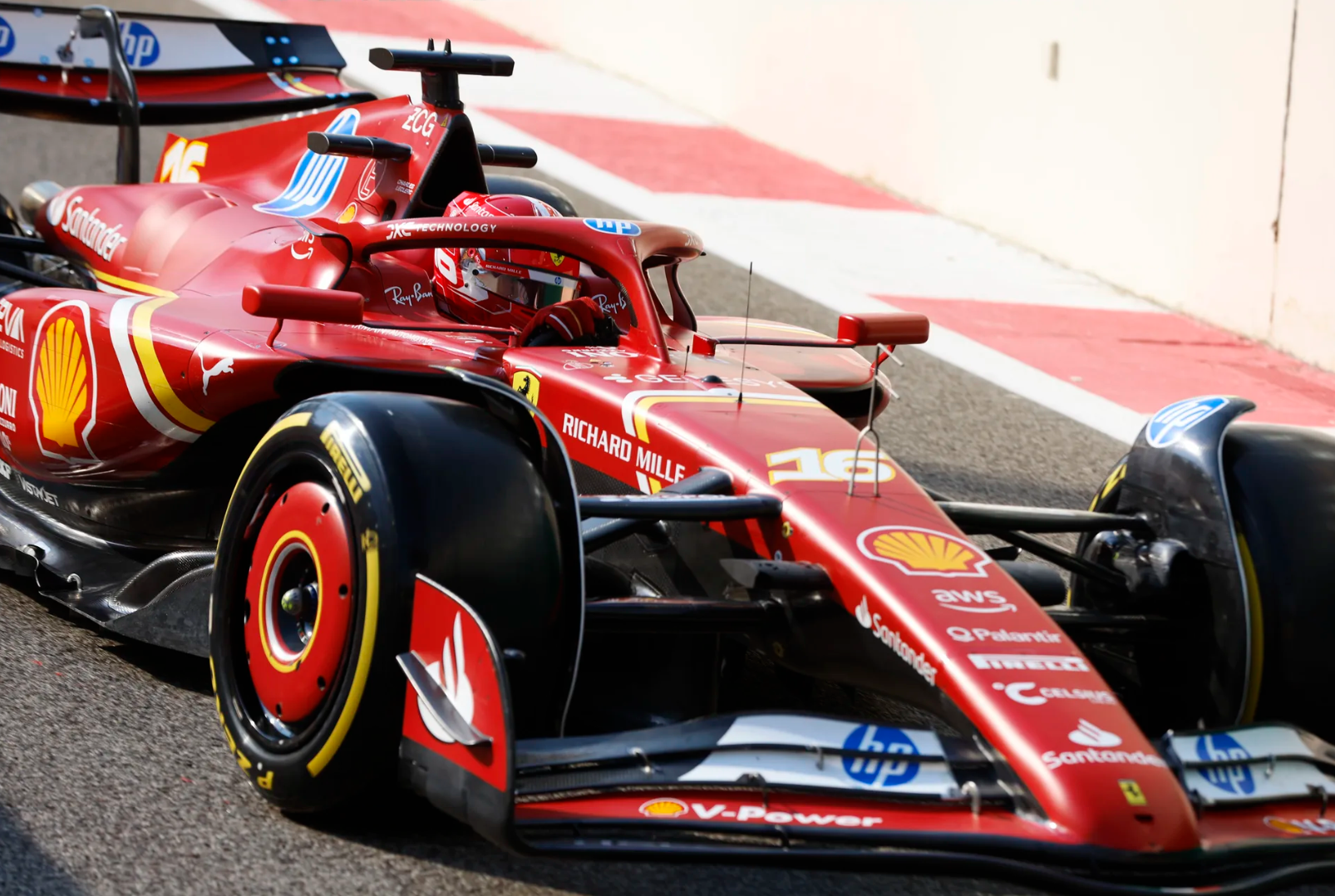 Charles Leclerc goes fastest in FP1 at Abu Dhabi, but his grid penalty threatens Ferrari's title hopes