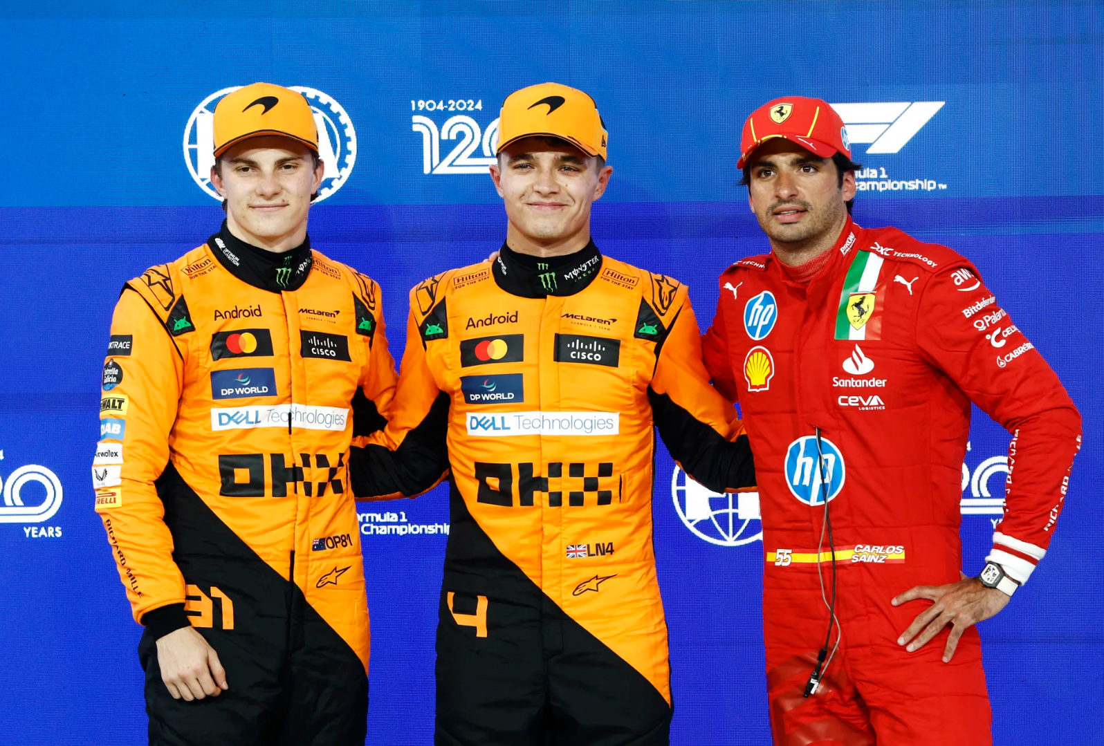 Lando Norris takes pole position in Abu Dhabi as McLaren secures the front row