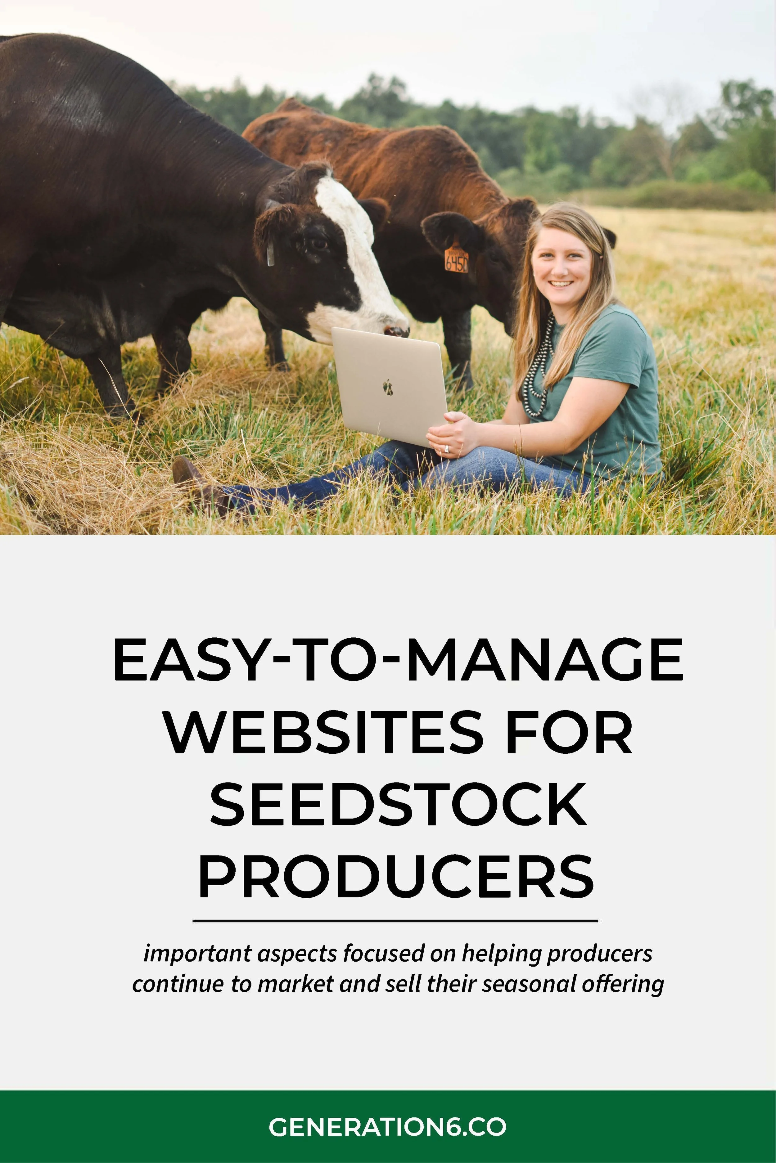 Easy-to-Manage Websites for Seedstock Producers