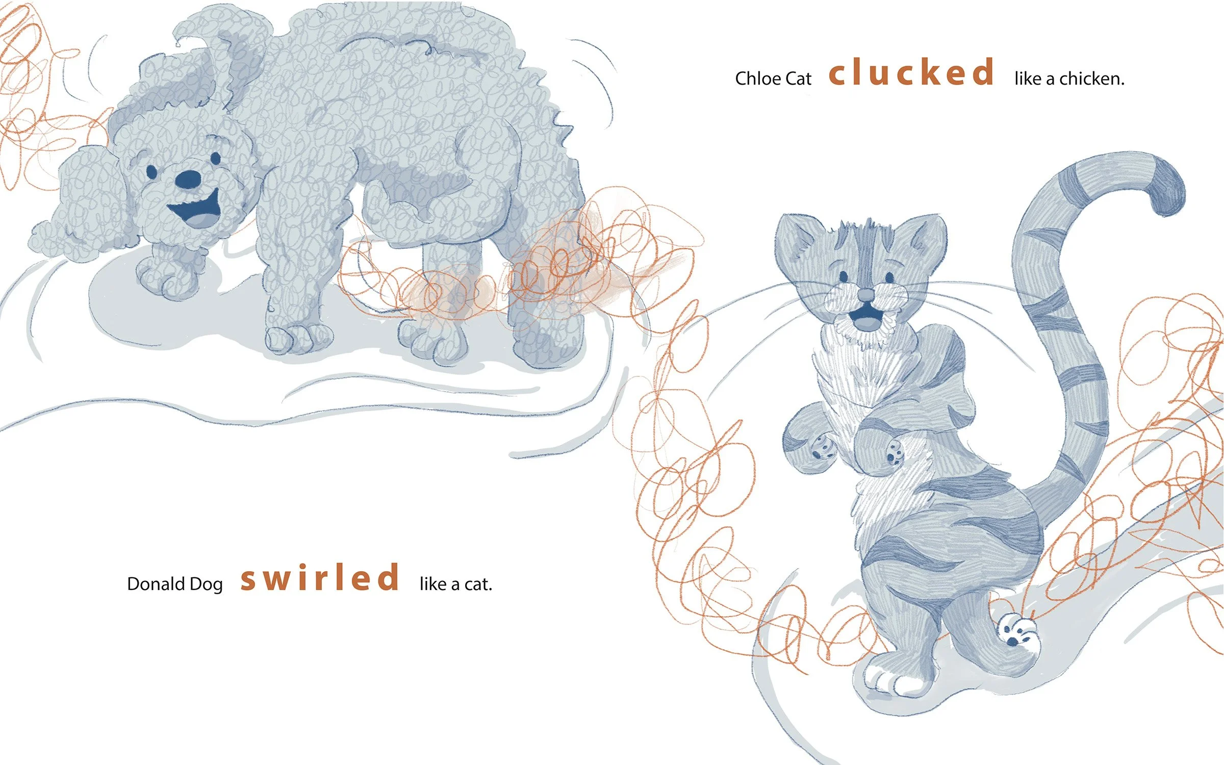 Ellie's Bedtime Giggles pages 8-9