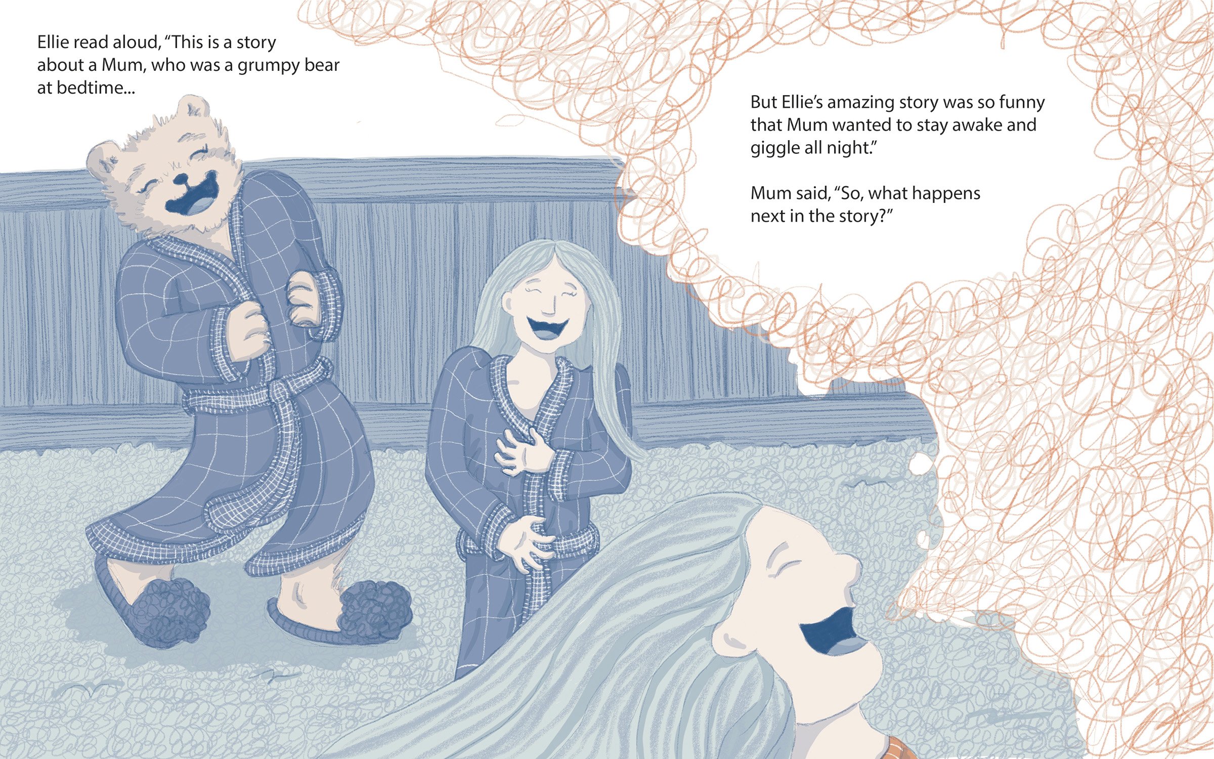 Ellie's Bedtime Giggles pages 4-5