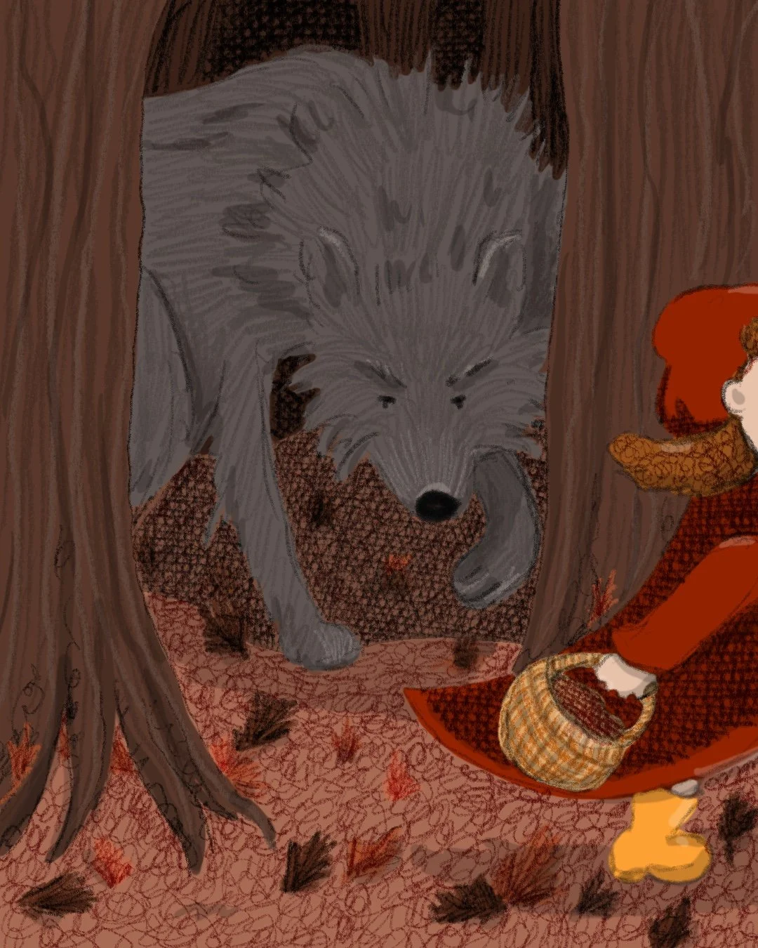 The wolf - Little Red Riding Hood