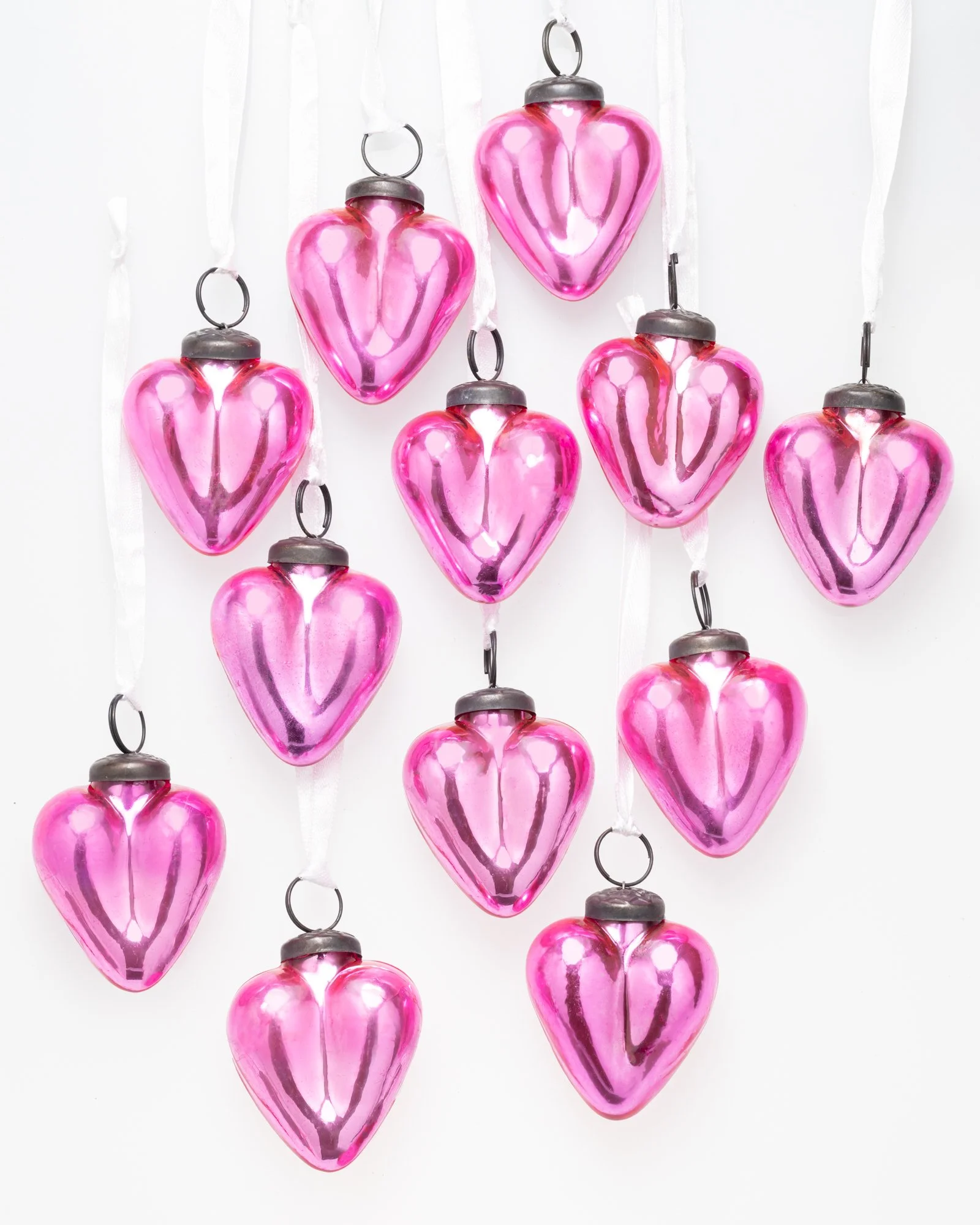 Christmas Product Photography - Pink Heart Ornament