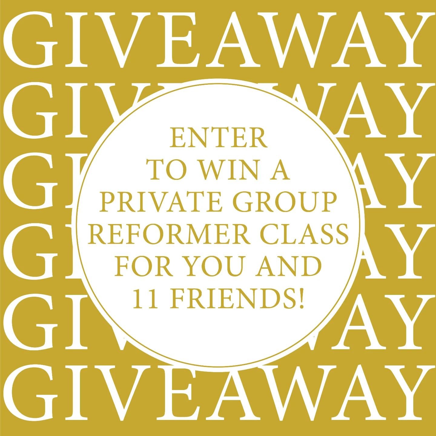🎉 Win a FREE Private Reformer Pilates Class for You and 11 Friends! 🎉

In anticipation of our studio opening, we're giving YOU the chance to win an exclusive, private Reformer Pilates class for you and&nbsp;11 friends&nbsp;at&nbsp;Ki Movement Studi