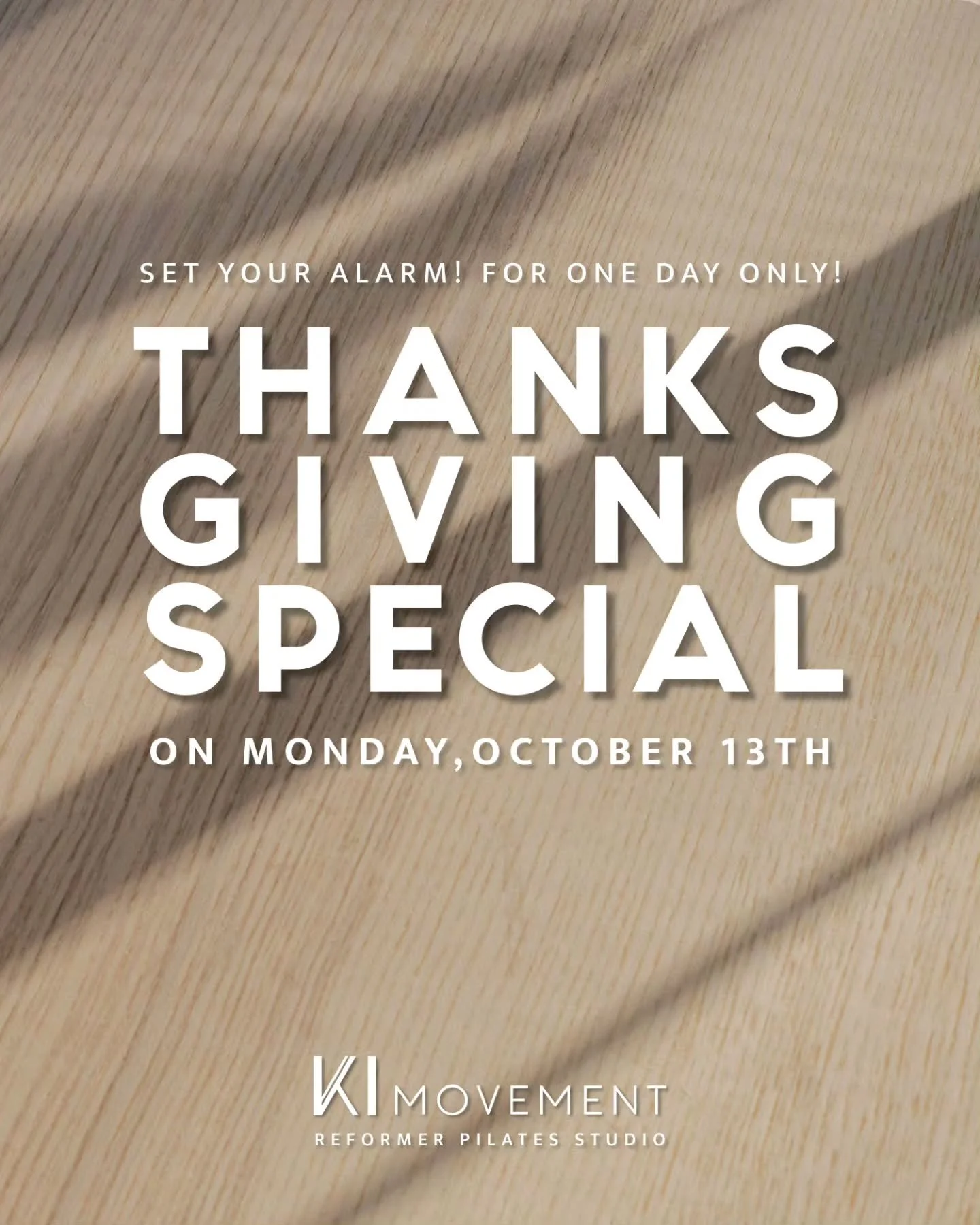 As a sign of our appreciation and gratitude, we&rsquo;re celebrating with a Thanksgiving Special!
For one day only, enjoy 10% off our 10- or 20-credit packs. Don&rsquo;t miss out&mdash;set your alarm! ⏰

✨ Limit: 2 per customer
🕒 Validity: Credits v