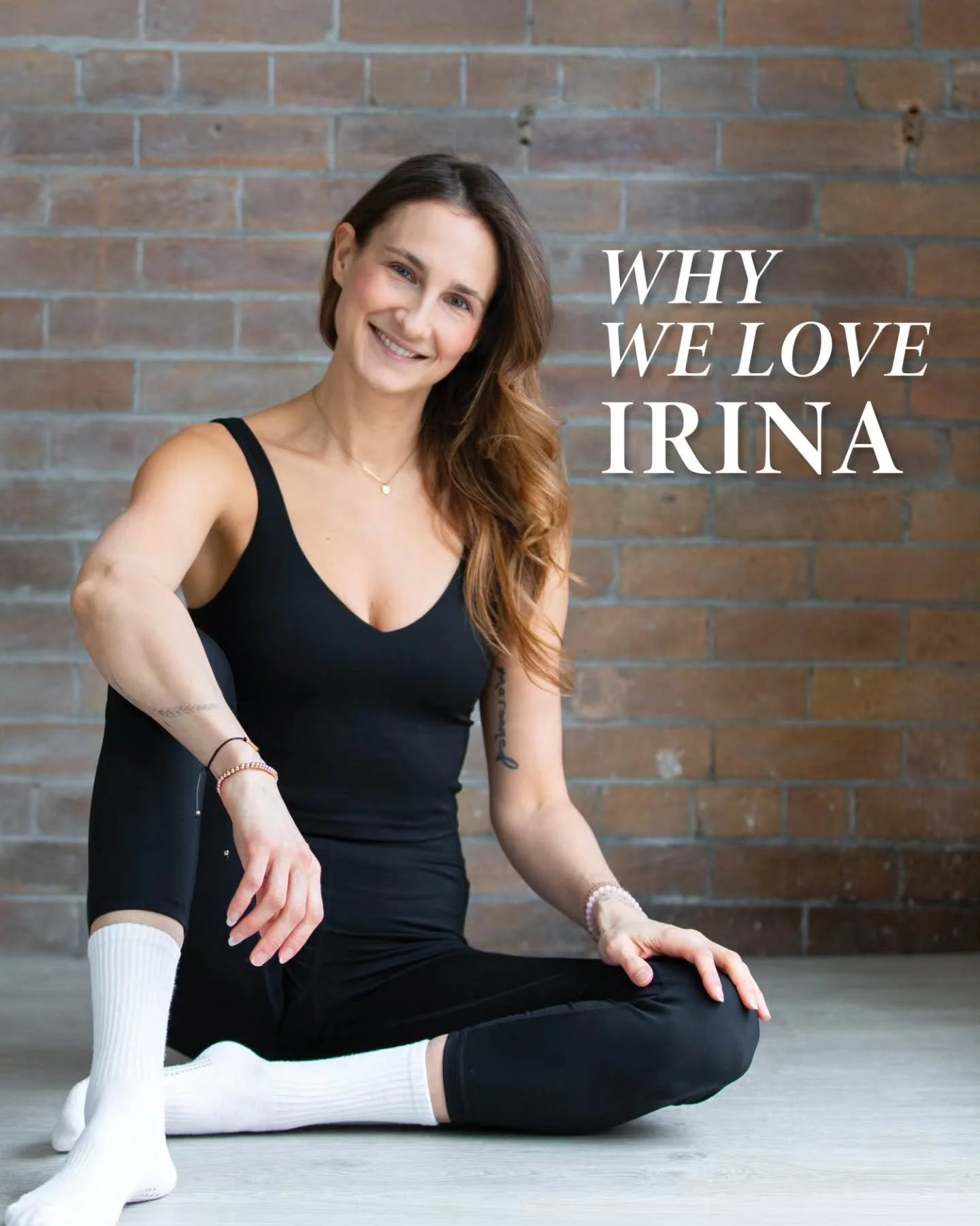 Why we love Irina ✨&nbsp;@irina_lyn

If you&rsquo;ve taken a class with Irina, you already know &mdash; she&rsquo;s something special. Her calm, steady presence makes you feel instantly supported, and her thoughtful, precise cueing helps everything&n