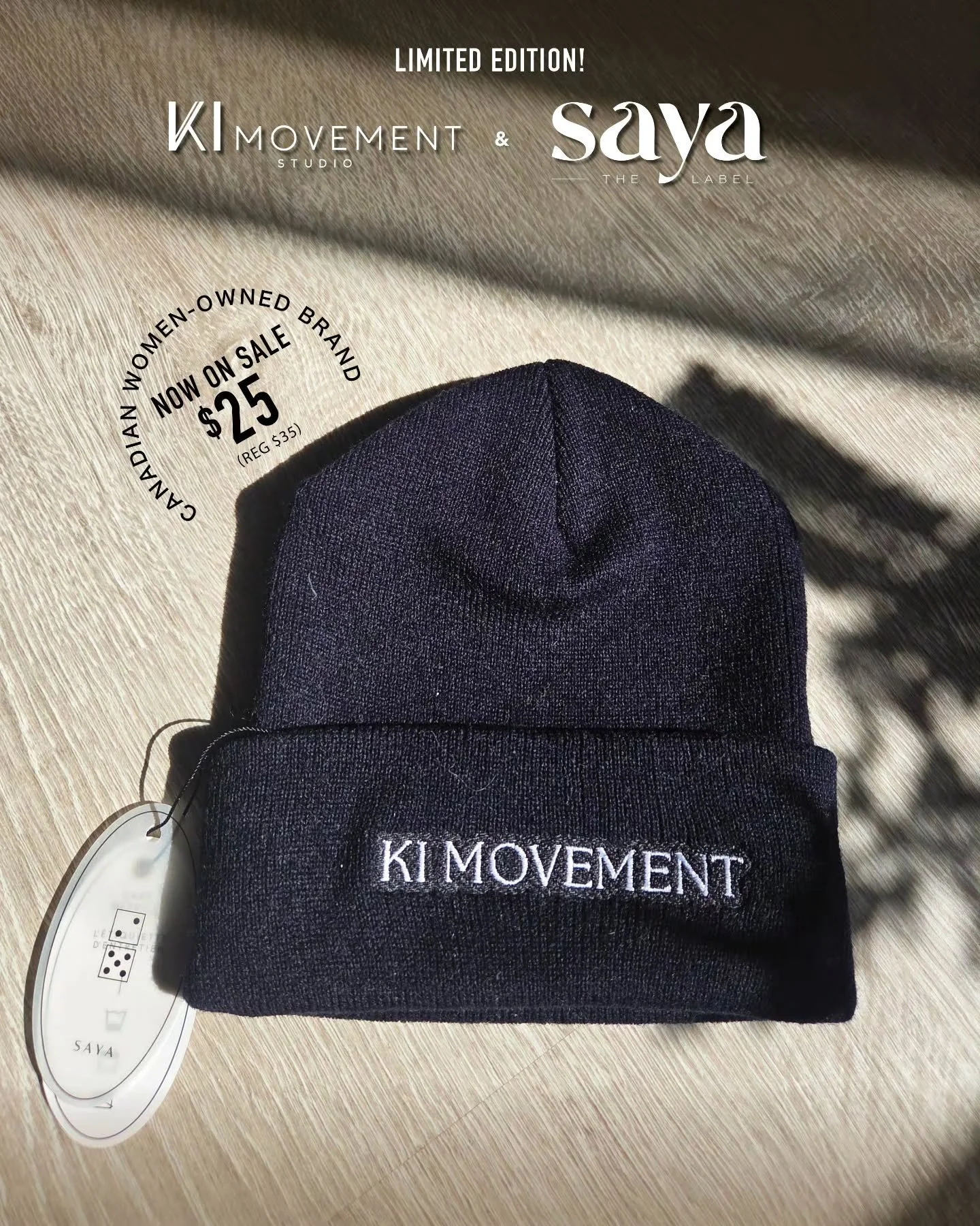 🌸 SPRING IS HERE SALE, BUT KEEP YOUR HEAD WARM ❄️

Spring might be here, but it&rsquo;s still a little chilly outside&hellip; perfect excuse for a cozy&nbsp;Toque by @sayathelabel,&nbsp;a&nbsp;Canadian, women-owned brand we are so proud to work with