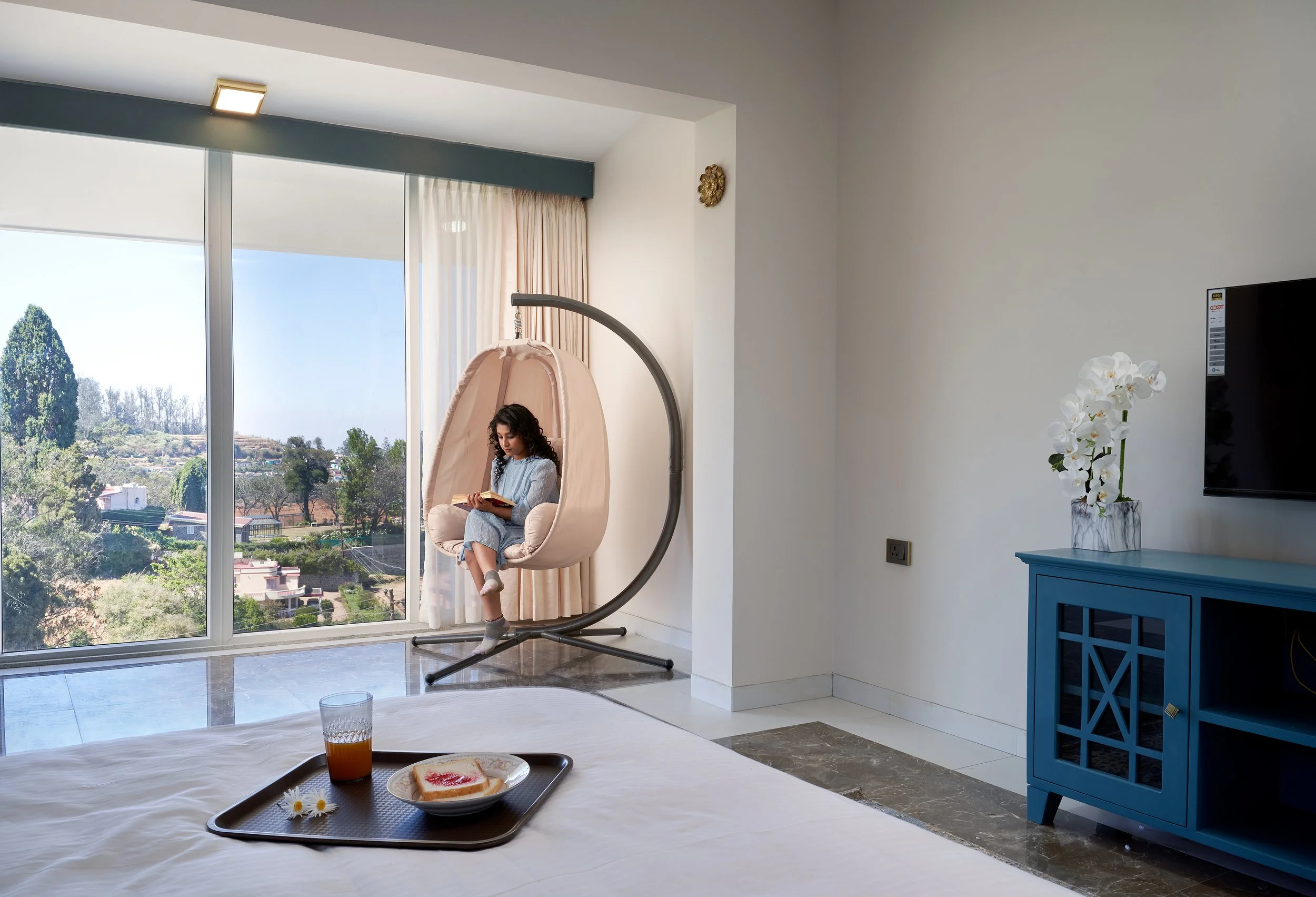 Models in interior photography