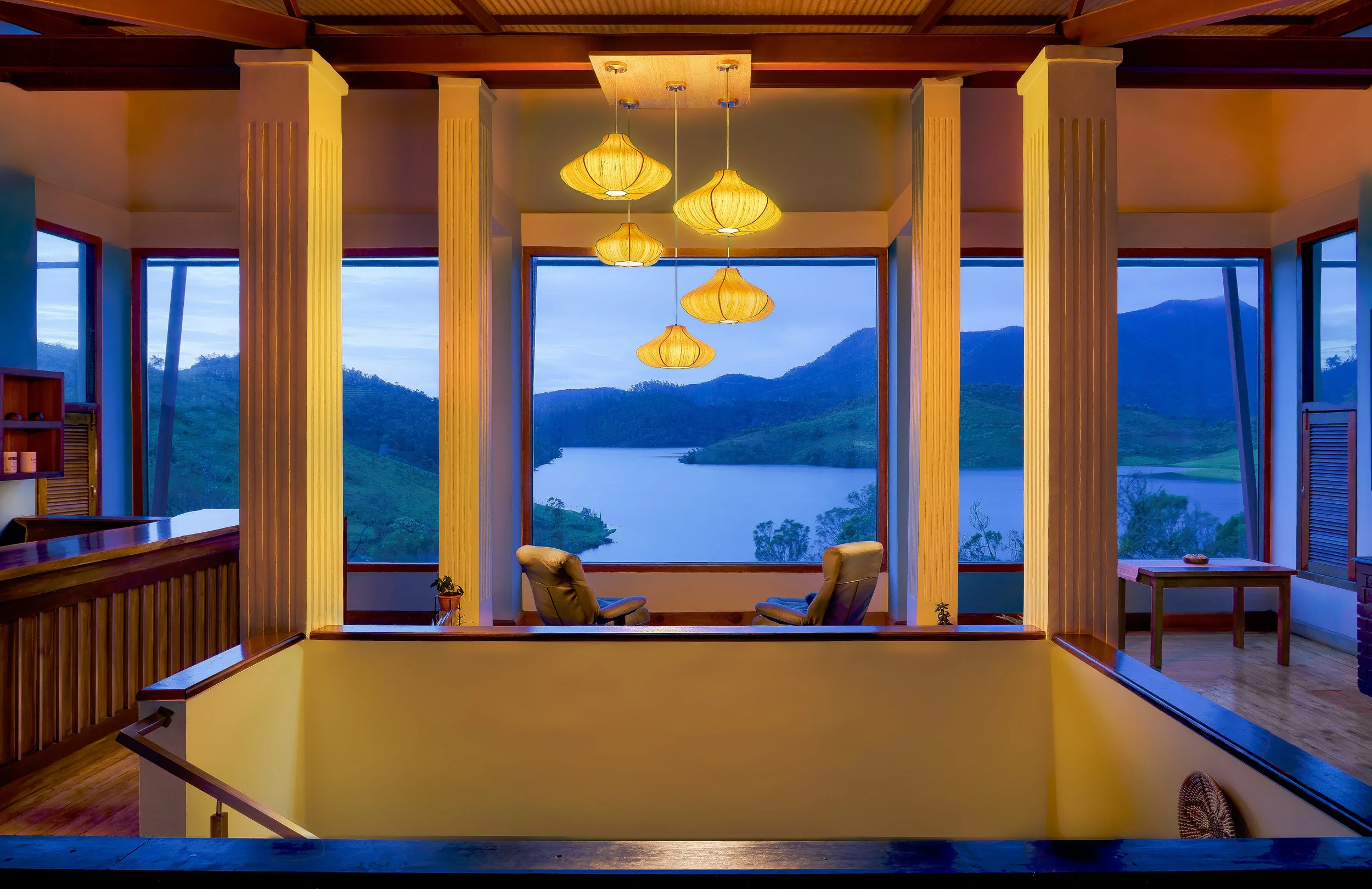 Spa Interior Evening