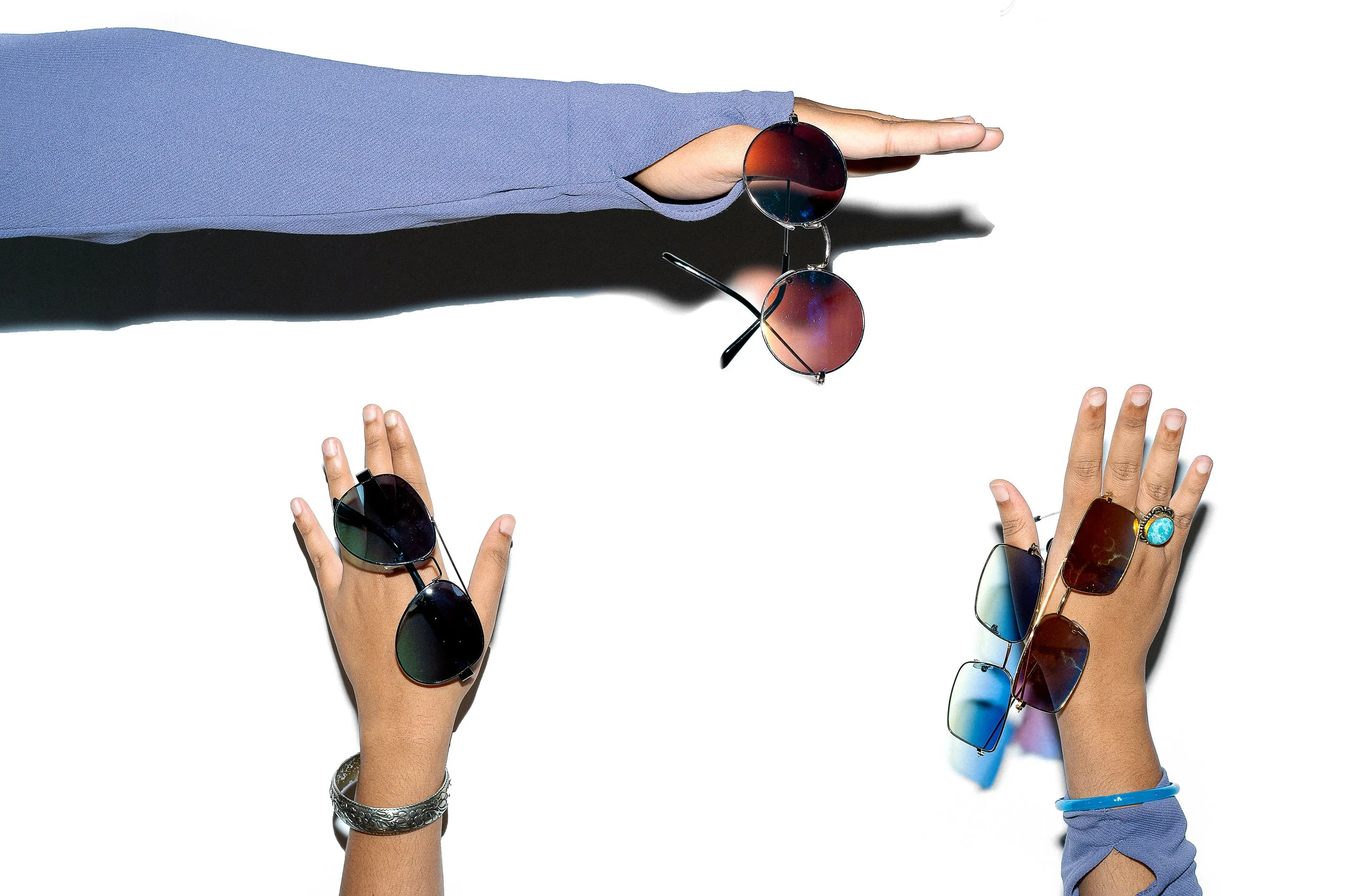 professional photography of sunglasses