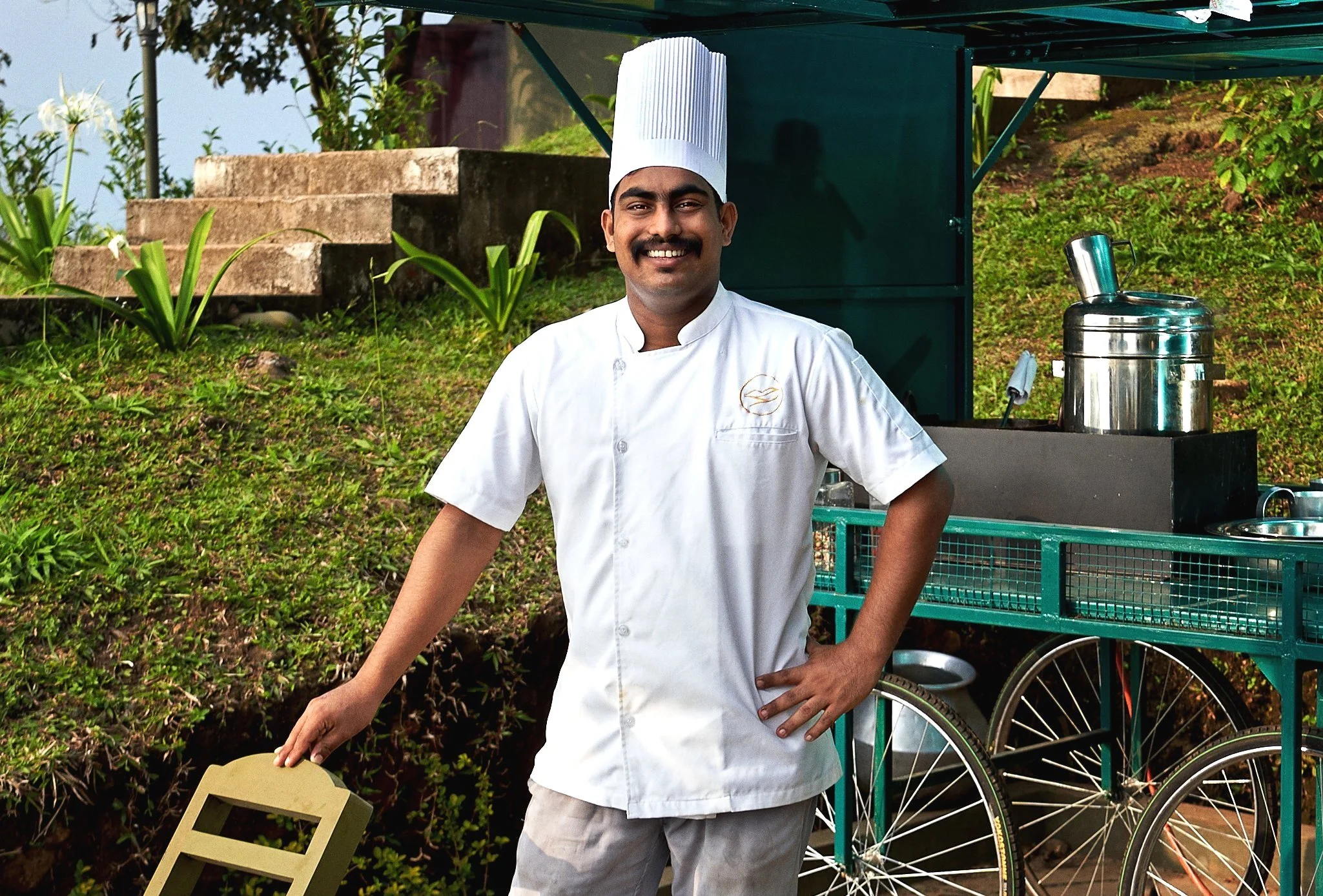 Portrait of a chef for resorts, hotels and stays