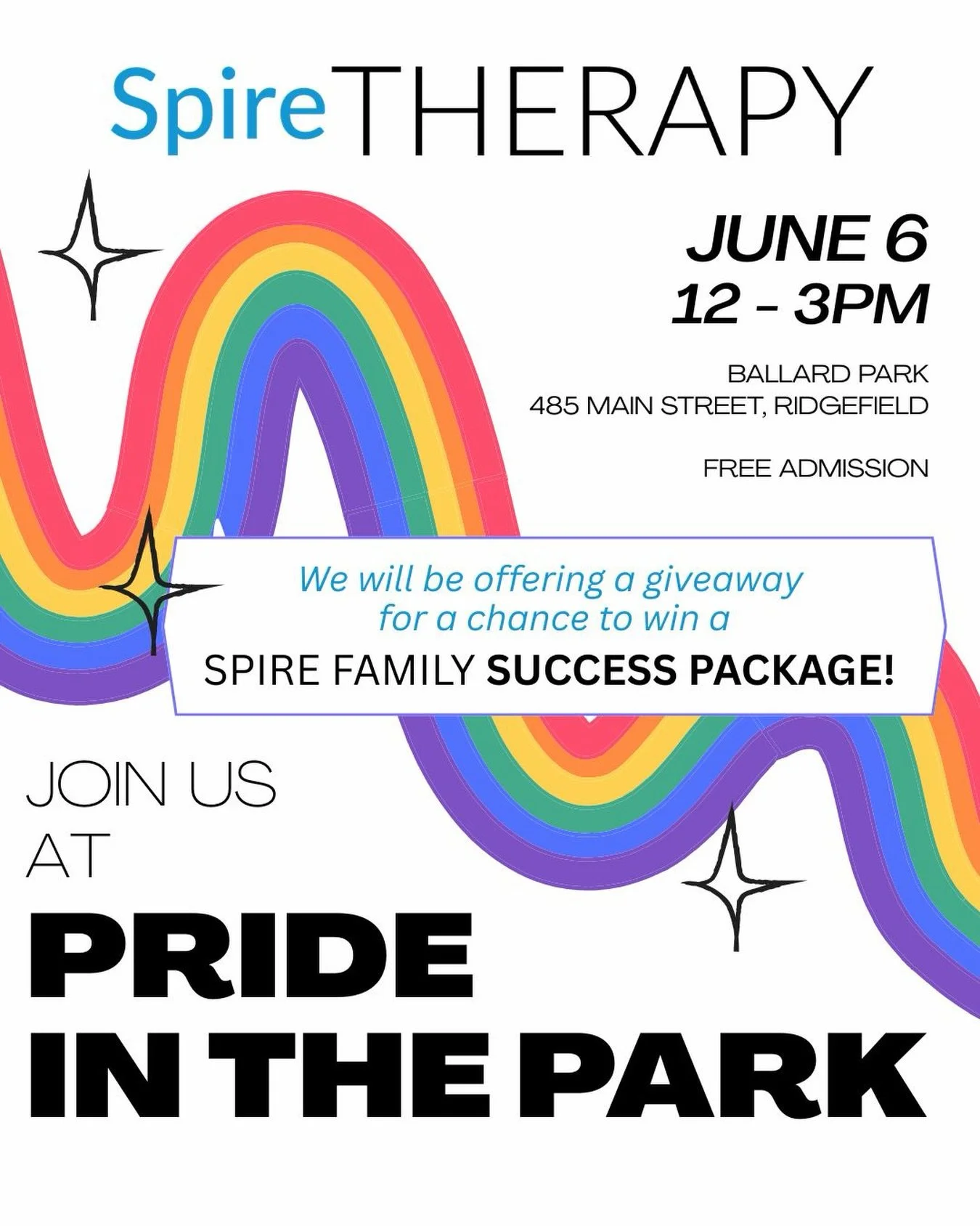 Join us tomorrow at Pride in the Park! 🏳️&zwj;🌈💕