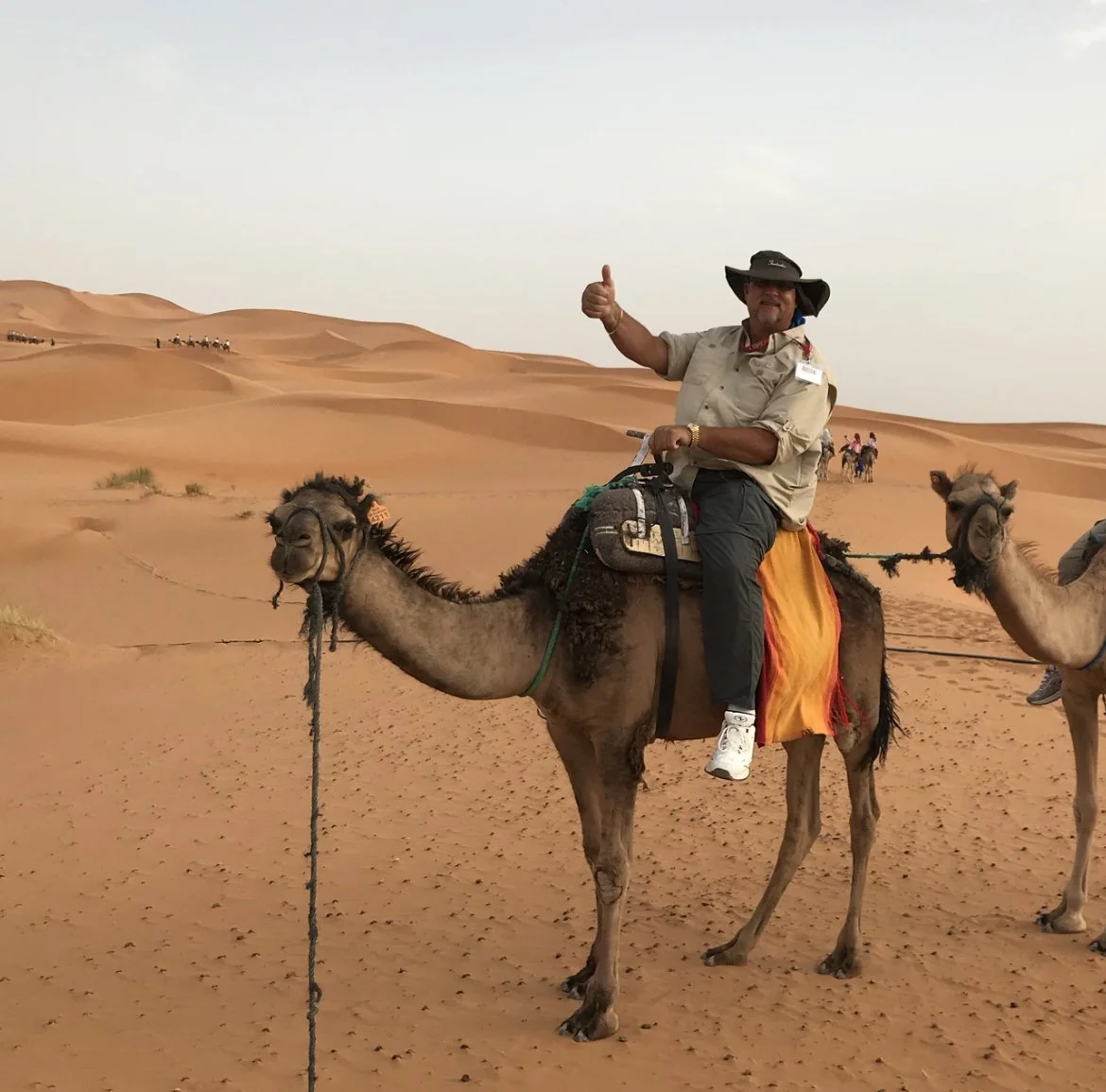 Roy Schindele in the Sahara Desert