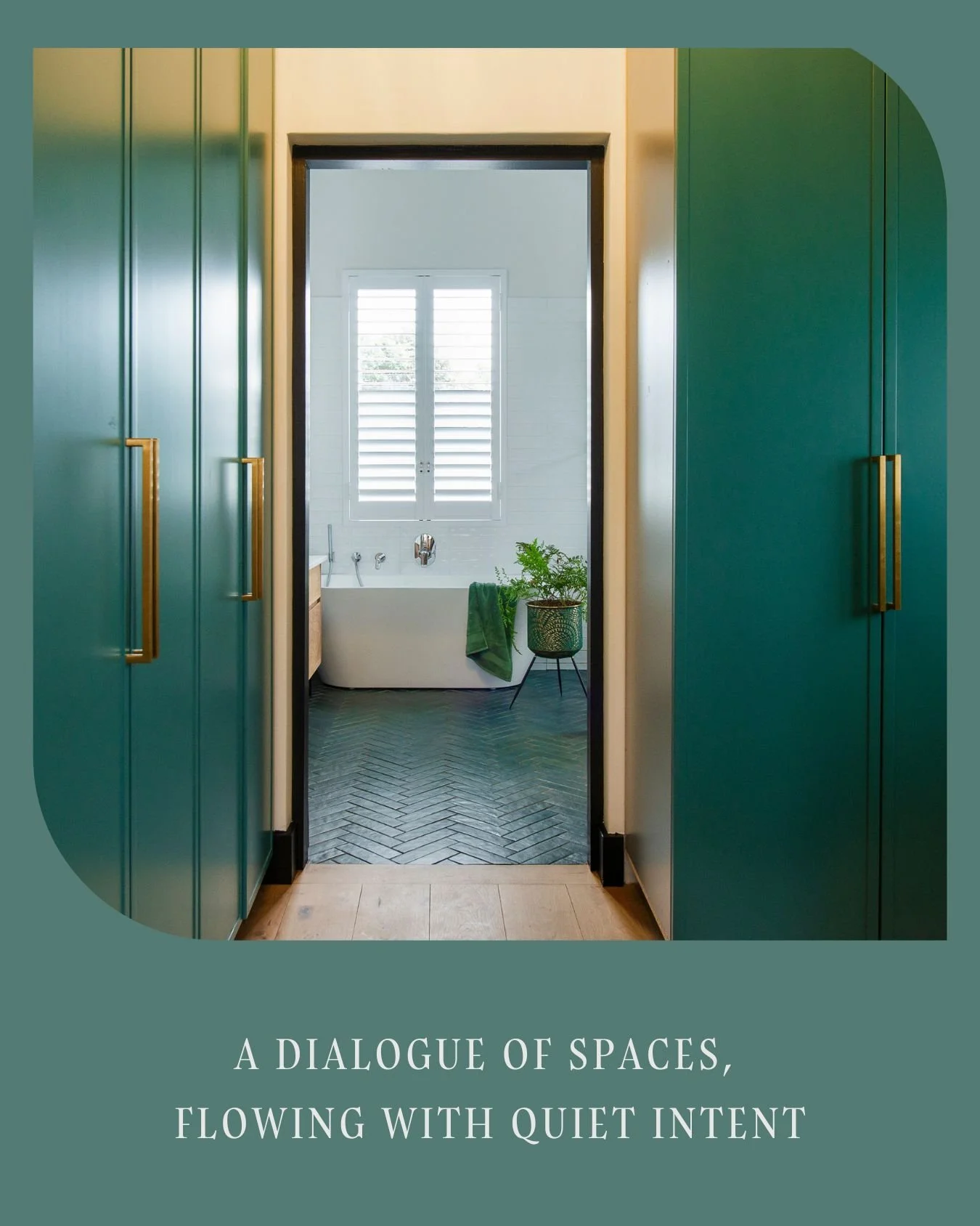 Light, colour, and texture &mdash; the true artists of this home. ✨

Instead of walls, we&rsquo;ve used natural light, crafted surfaces, and material shifts to gently shape the flow between bedroom, dressing room, and bathroom. Each space holds its o
