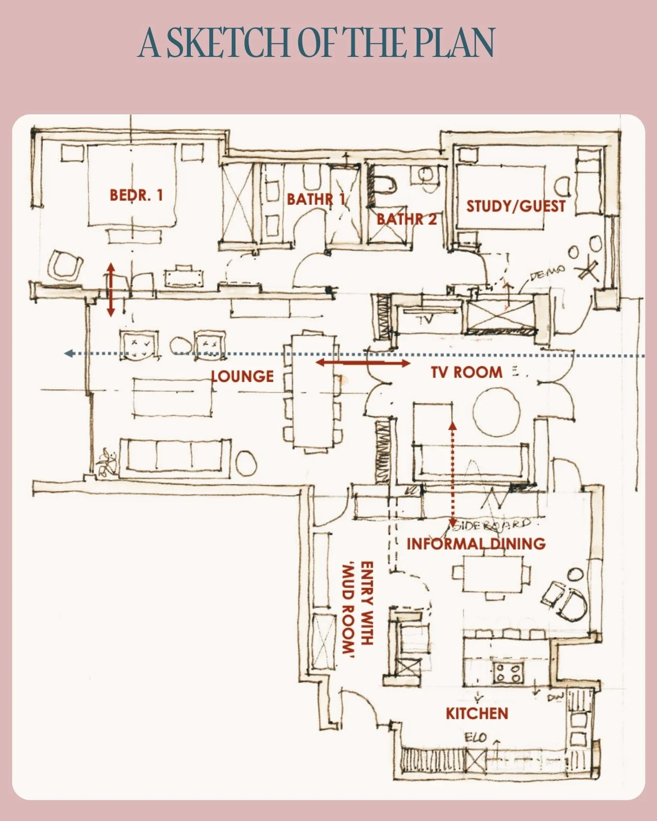 From diagram to inhabitation ✨

The plan sets out relationships &mdash; kitchen to living, private to shared, circulation to pause. But it&rsquo;s only through building that scale, light, and atmosphere are truly tested.

Here, the original planning 