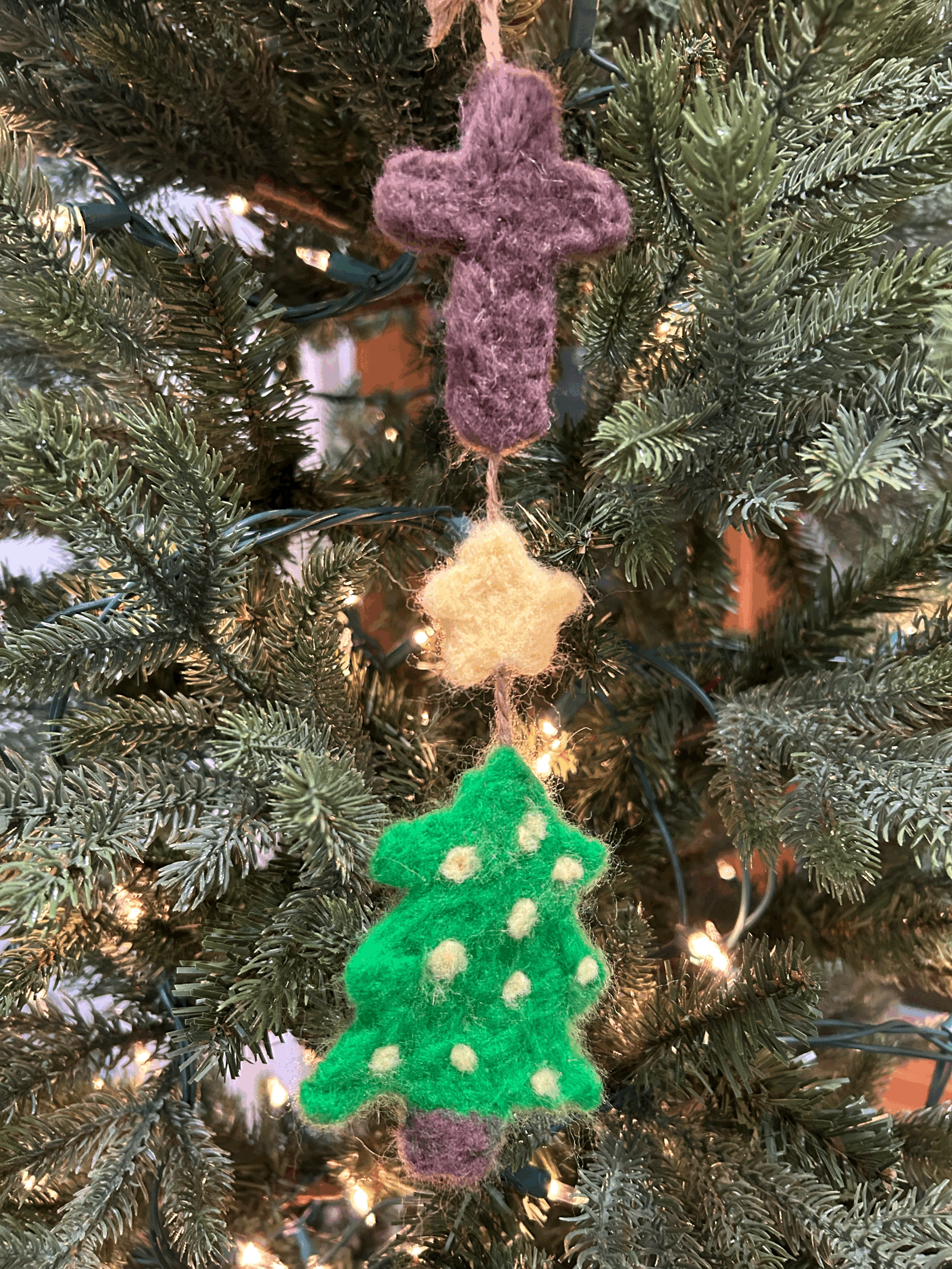 Needle Felted Ornaments