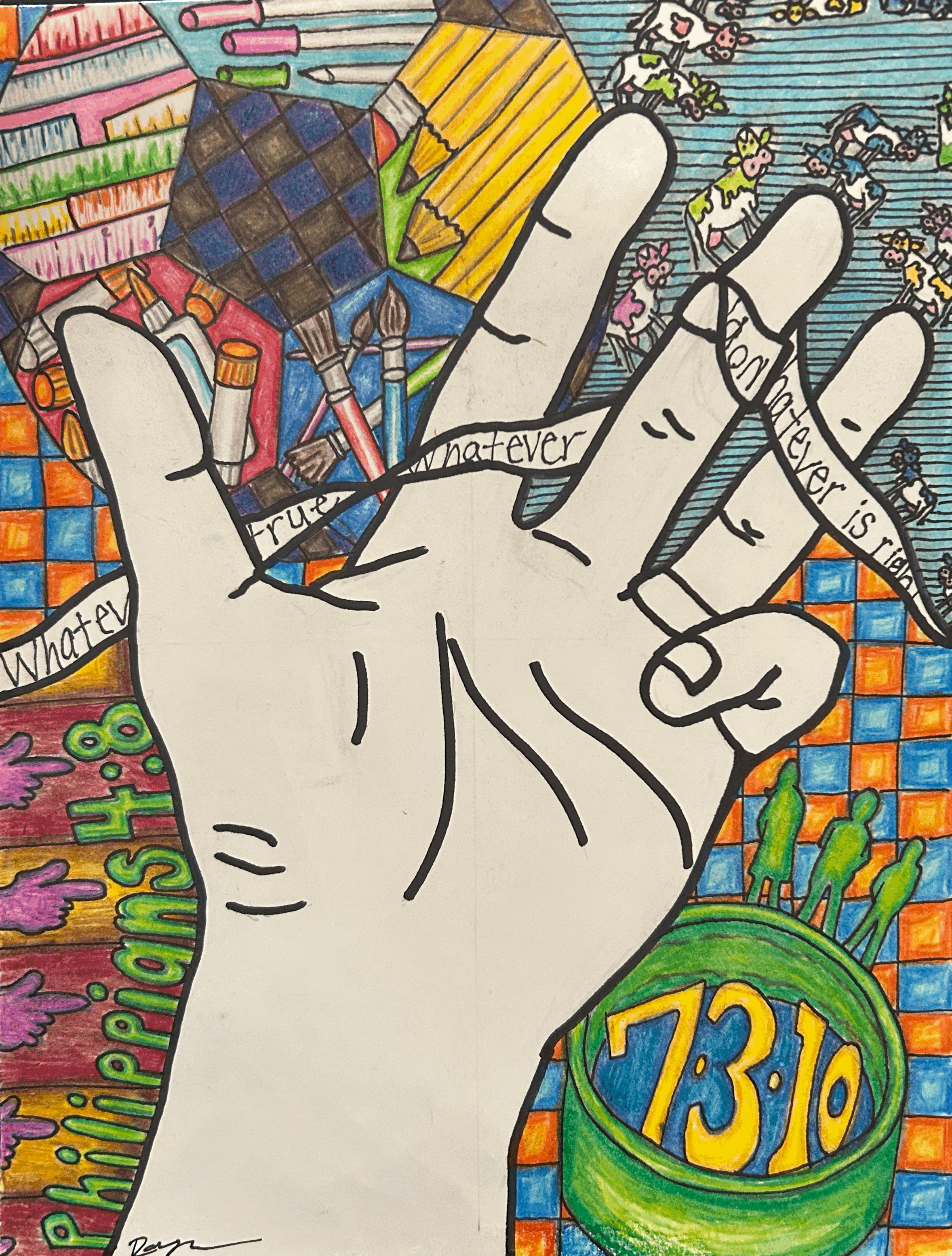 Inspiring Hand (Drawing Series) March 18, 12:30-2:30pm