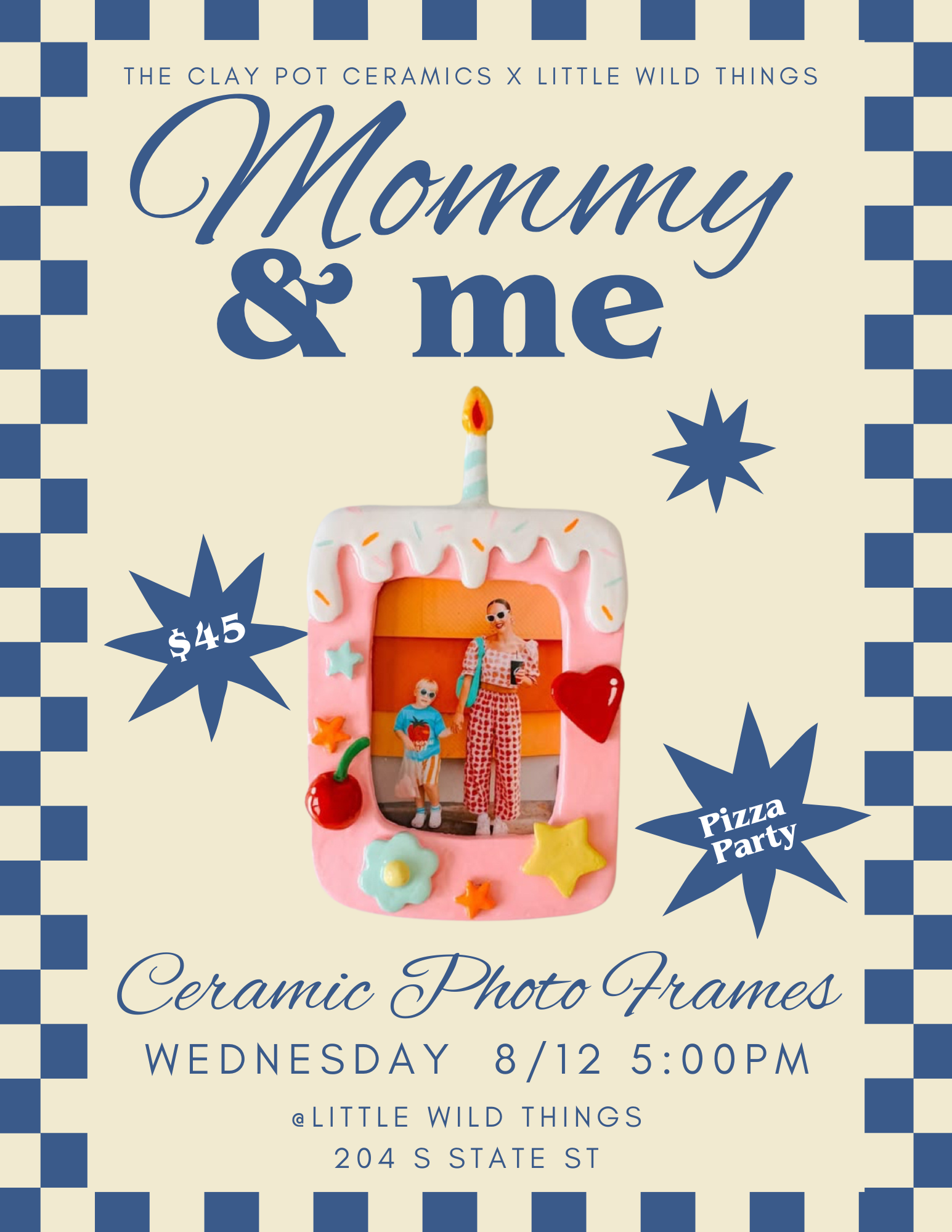 Mommy & Me Ceramic Photo Frames