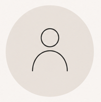 Minimal line icon of a single person figure, representing a teen or young individual.