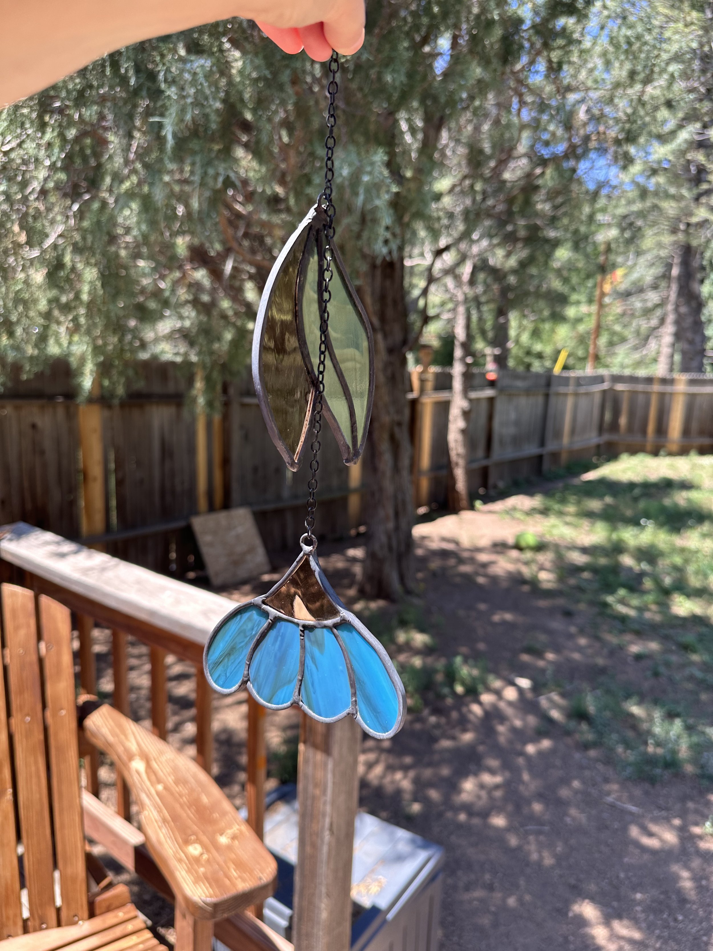 Blue Hanging Flower