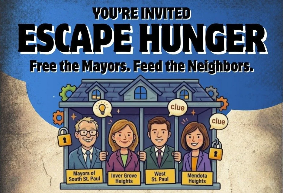 Escape Hunger Community Event🗝️   Free the Mayors, Feed Your Neighbor