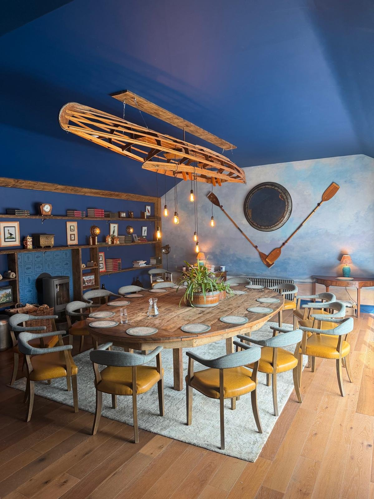 Knotting Hill Barn, Norfolk, dining room