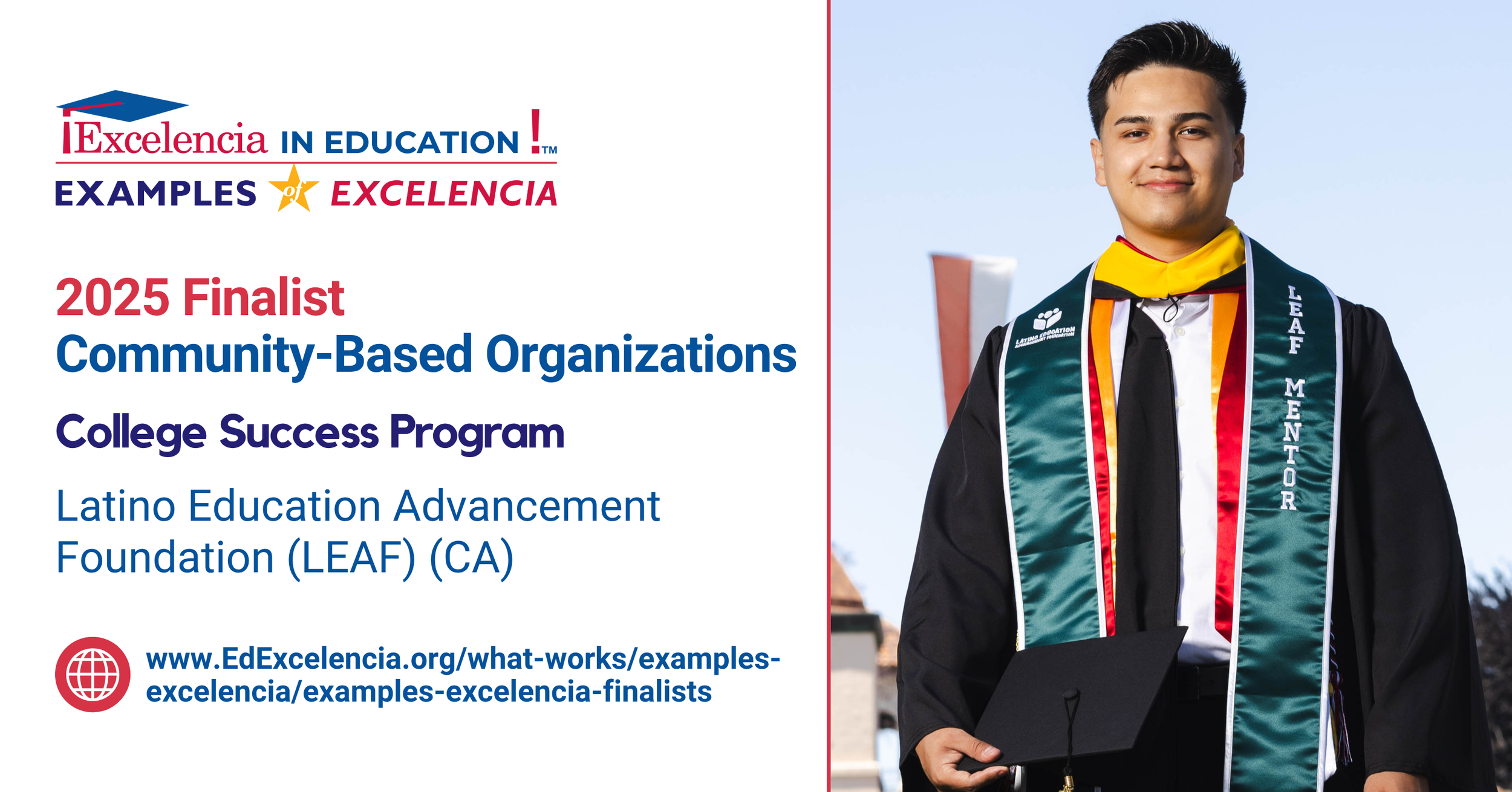 College Success Program is One of 12 Finalists Nationwide for the 2025 Examples of Excelencia