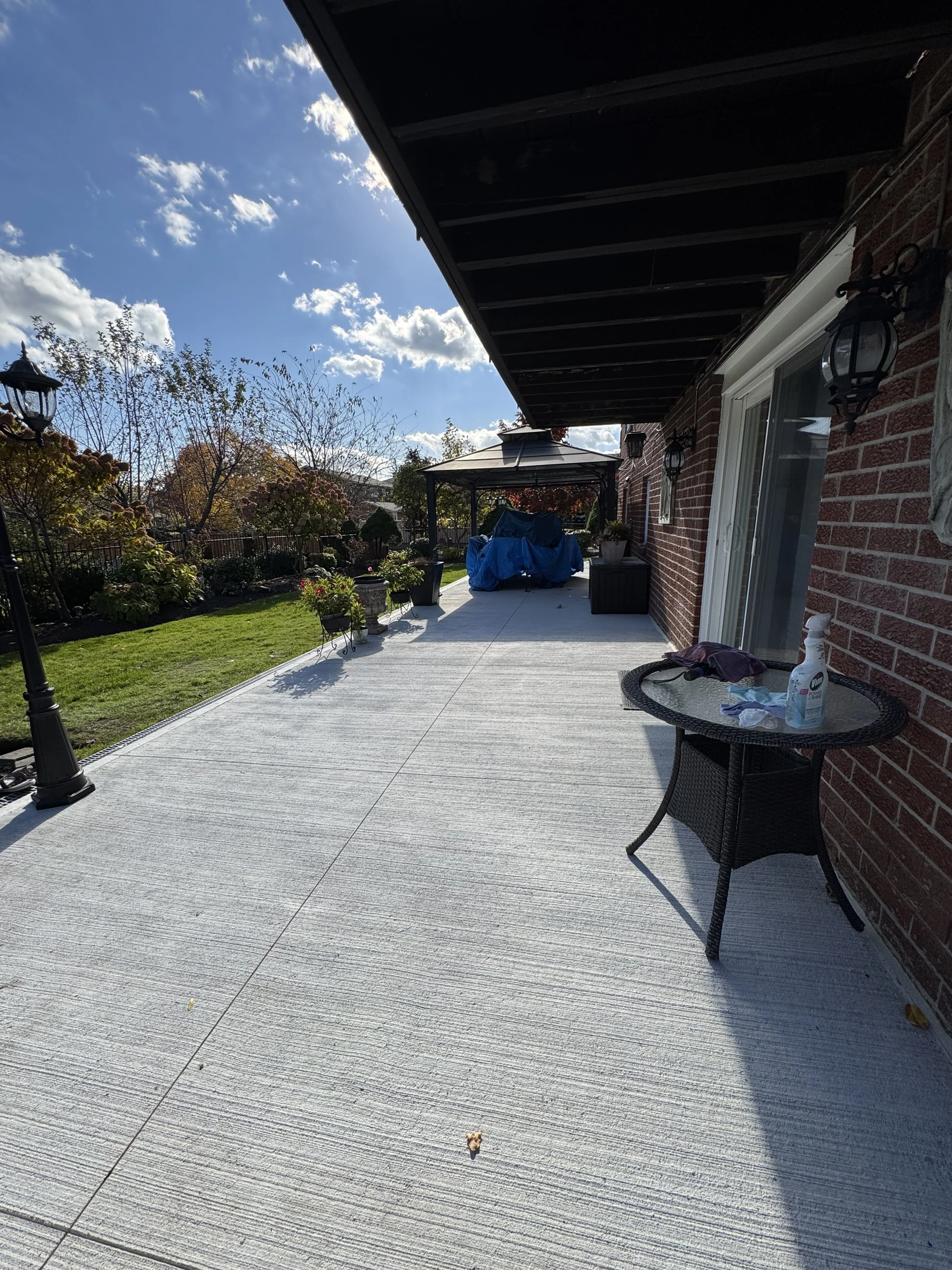 Concrete - Backyark Patio