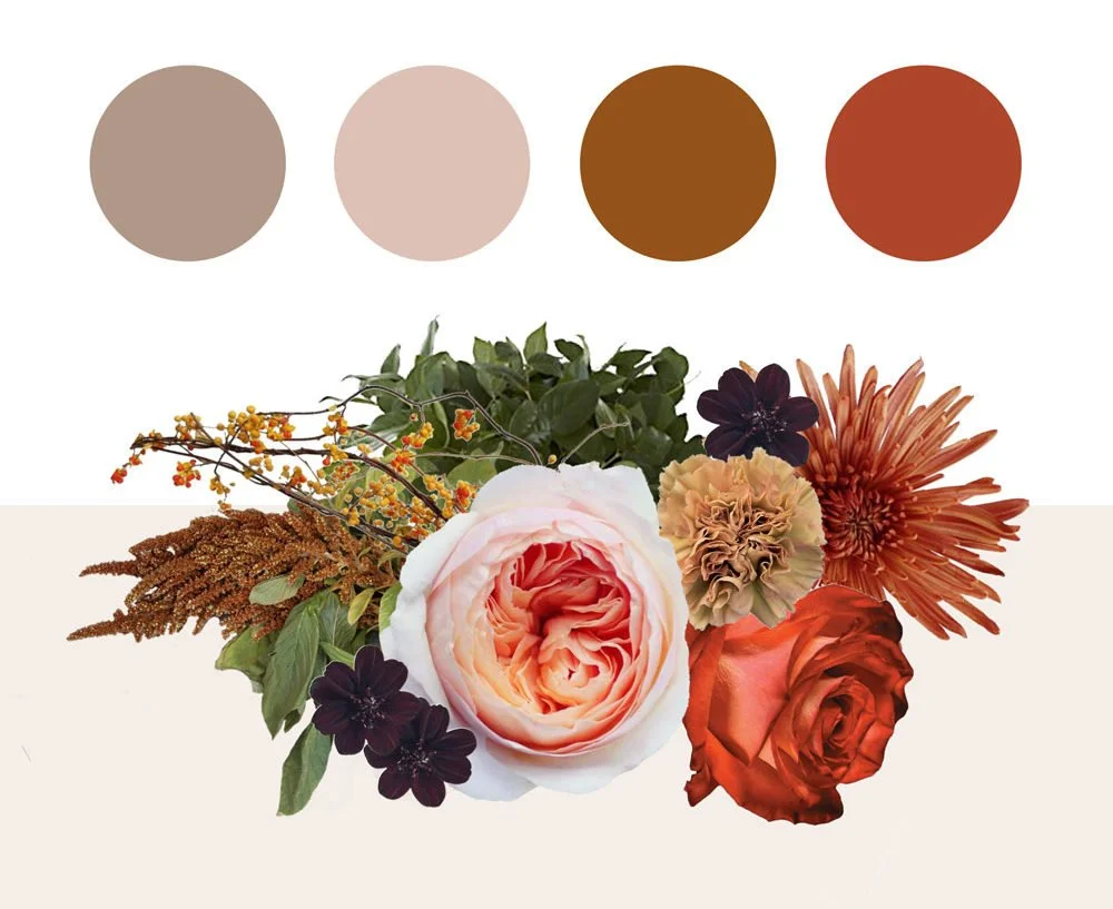 Fall Wedding Inspiration: Camel, Cayenne & Taupe