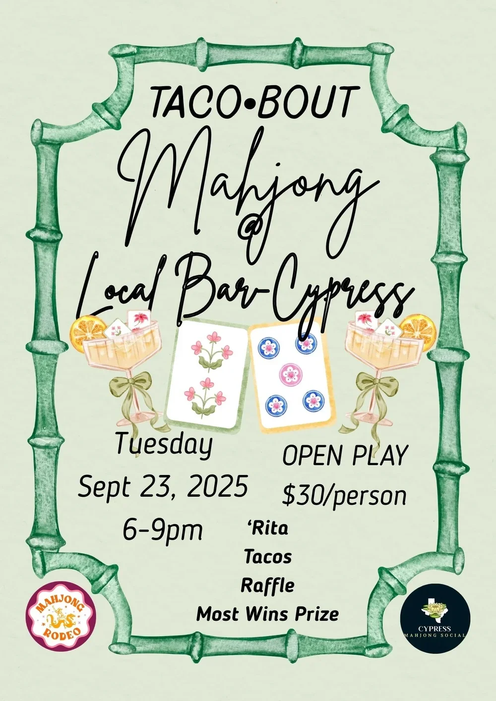 Open Play - The Local Bar - Cypress