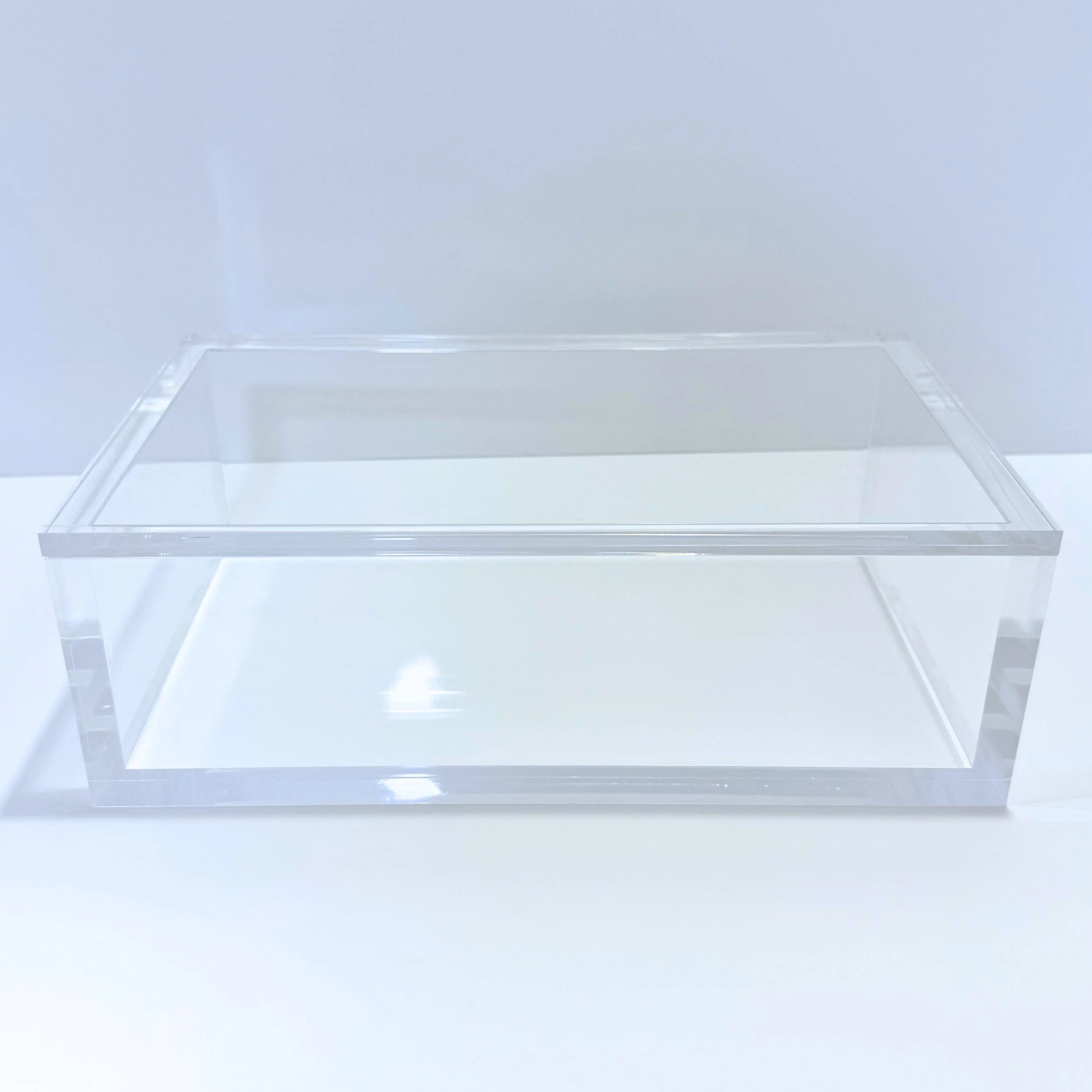 Chinoiserie Cheer Acrylic Storage Box with Clear Lid