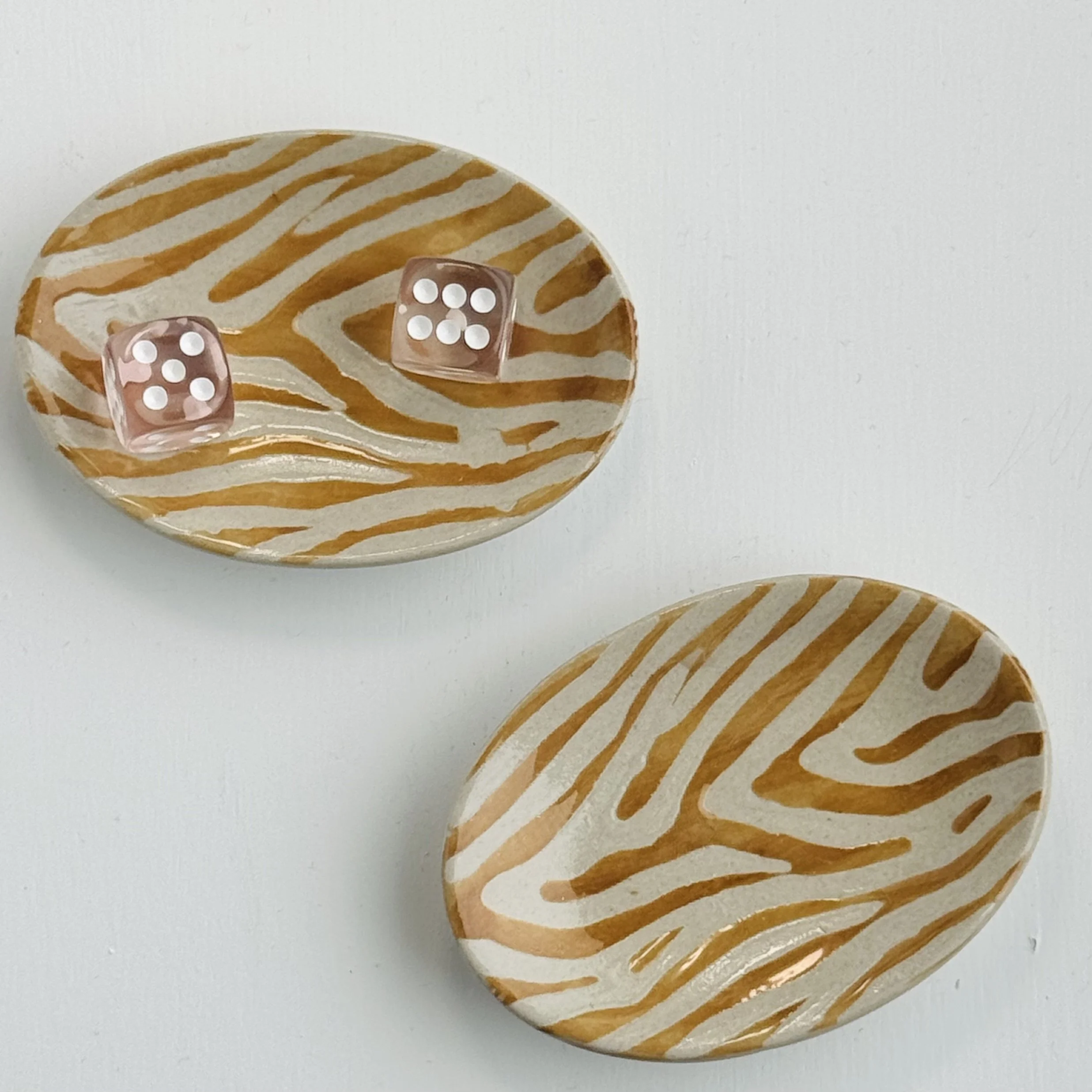 Animal Print Dice Dish