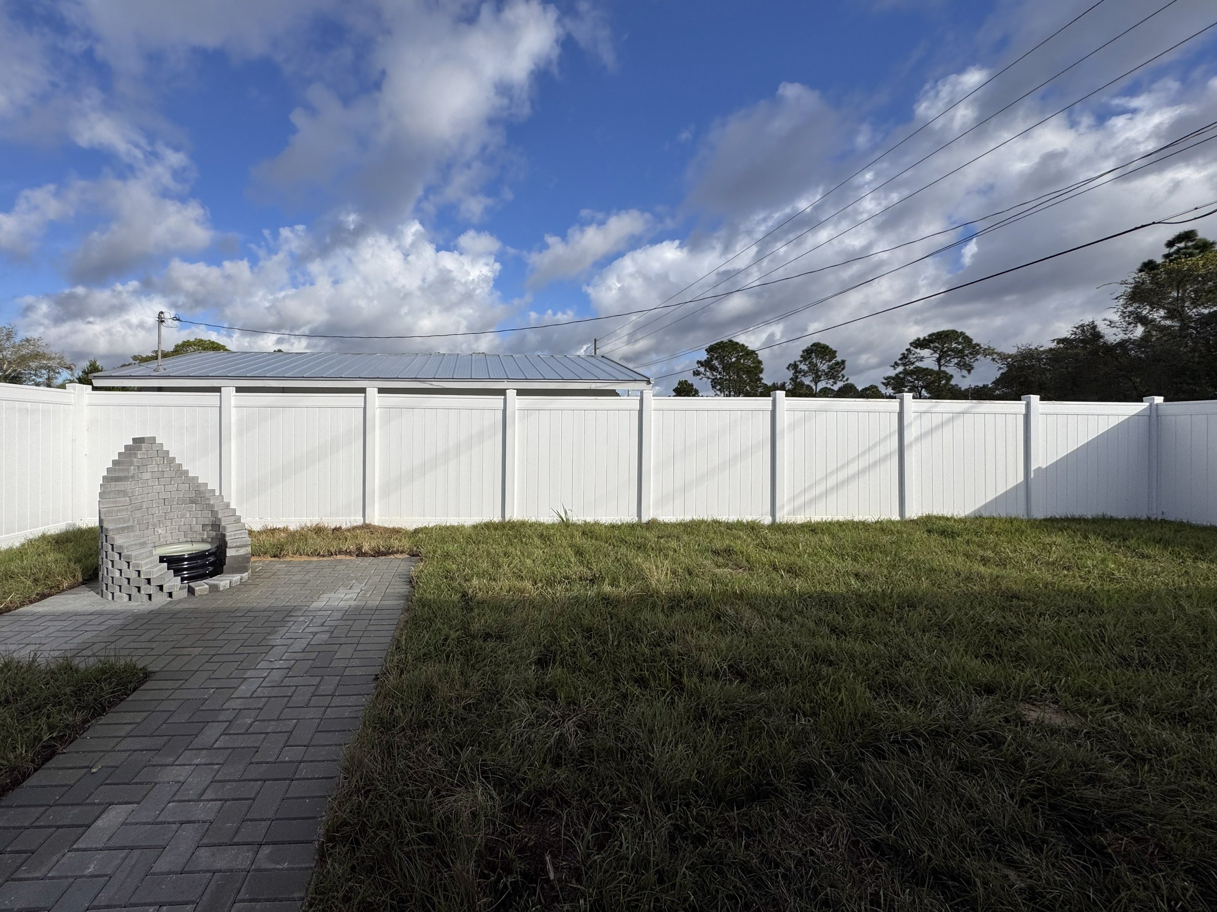 Backyard - 1800 Aloha Terrace, Sebring FL