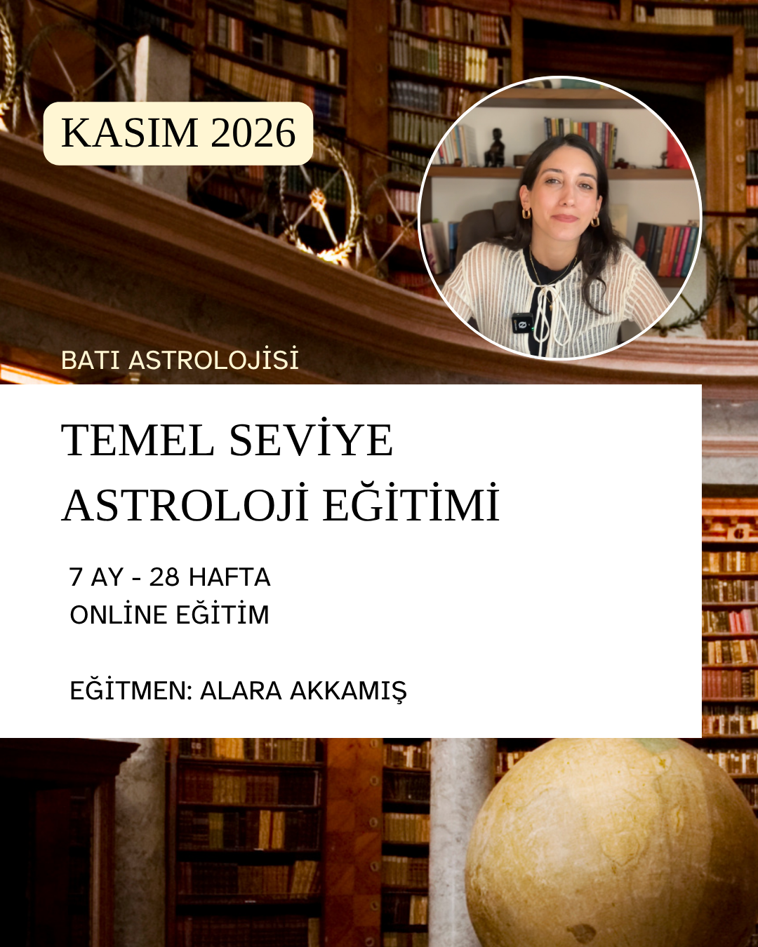 Temel Seviye Astroloji Eğitimi - KASIM 2026