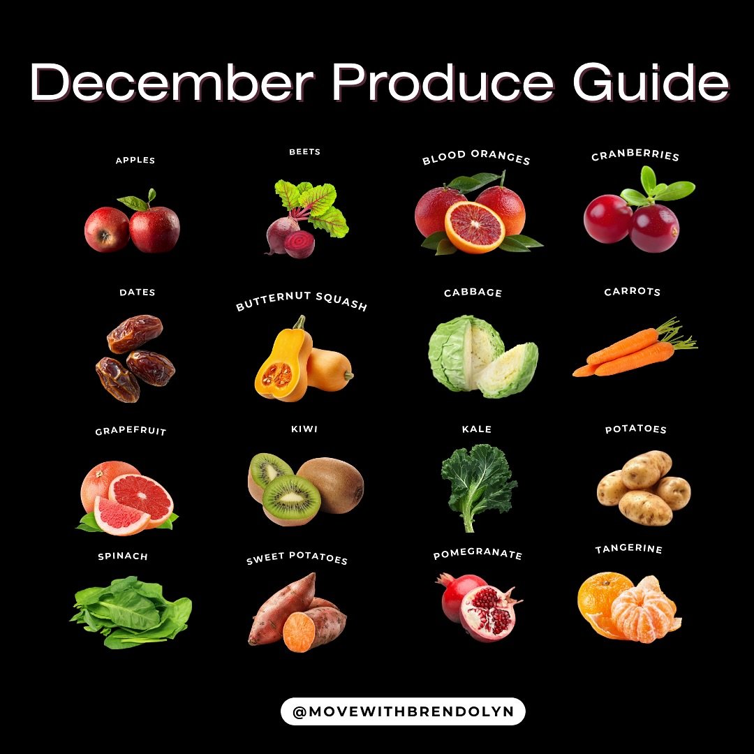 Happy December and Happy Last Month of the Year! 🎄✨

Even though it&rsquo;s getting collddd and we&rsquo;re spending more time indoors, hearty soups and juices made of root veggies and winter fruit are in season.  Keep your immunity strong, stay saf