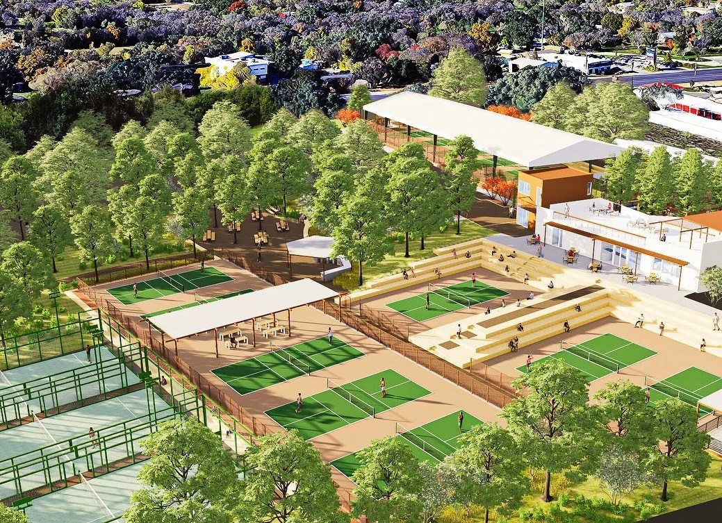 Rush is an all-day recreation haven rooted in 8 acres of historic ranch land on the buzzing entertainment corridor of Menchaca Road in South Austin. 

Blending two of the world&rsquo;s fastest growing sports - pickleball and padel - with next-level h