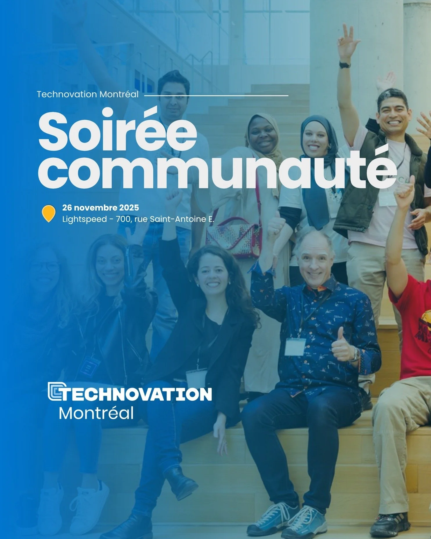 Soir&eacute;e Communaut&eacute; &ndash; Technovation Montr&eacute;al

Le 26 novembre, on se retrouve chez Lightspeed pour c&eacute;l&eacute;brer, &eacute;changer et se reconnecter!

✨ Nouveaut&eacute;s
🎓 Remise des bourses L&rsquo;Or&eacute;al Canad
